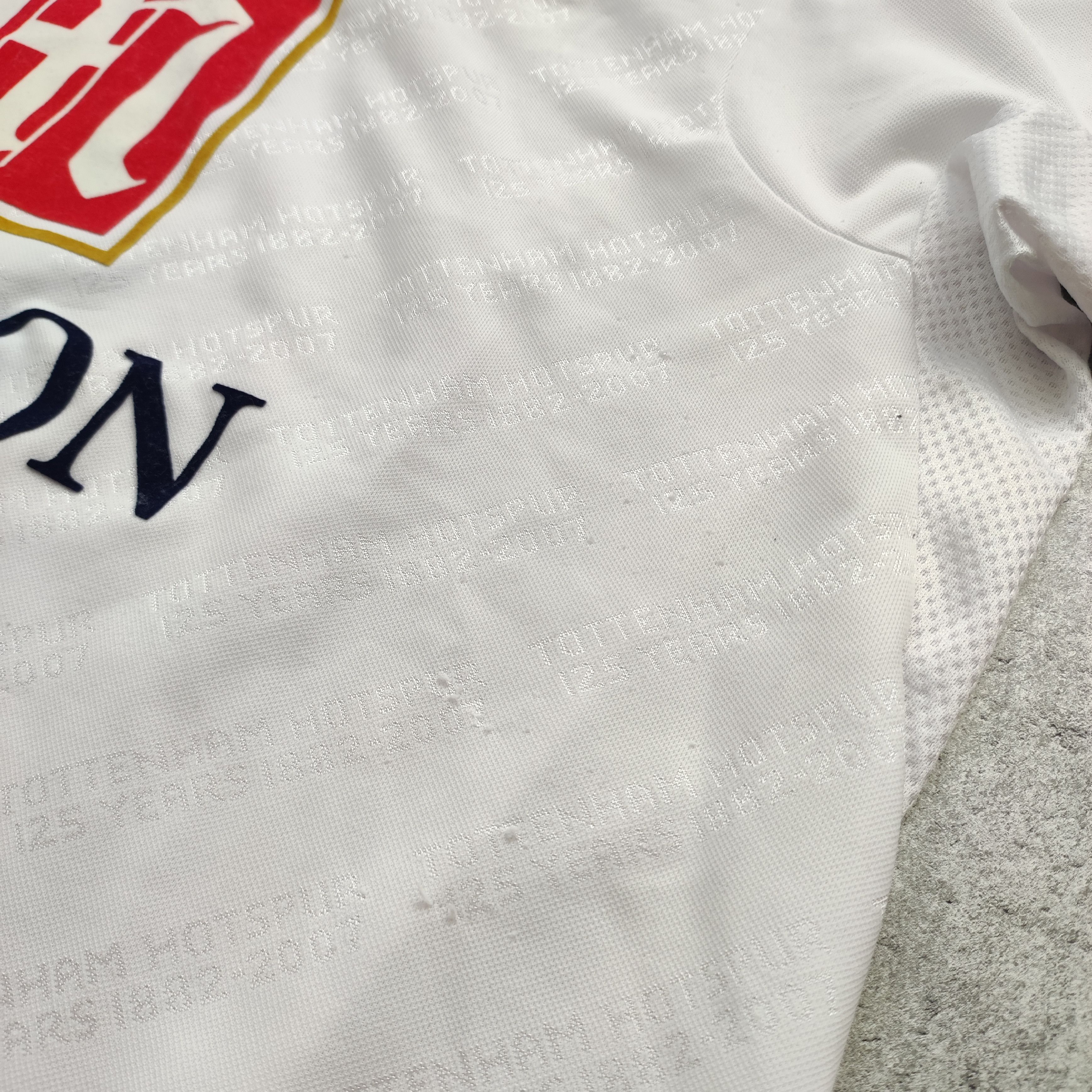 Vintage RARE 2007 Limited 125yrs Home Tottenham Football Jersey Size US M / EU 48-50 / 2 - 5 Thumbnail