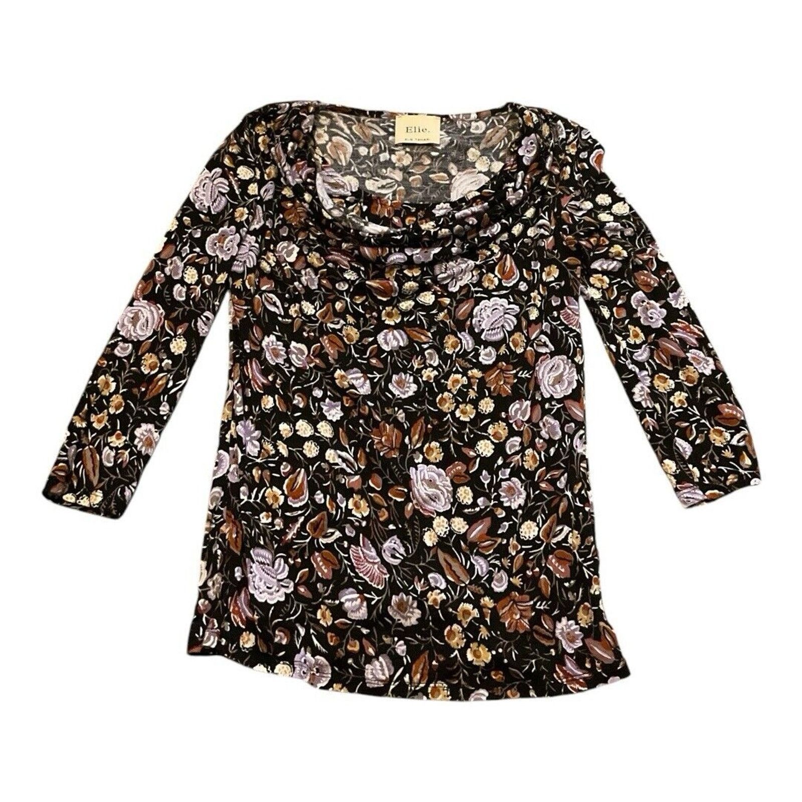 Elie Tahari Eli Tahari Floral Top Size S / US 4 / IT 40 - 1 Thumbnail