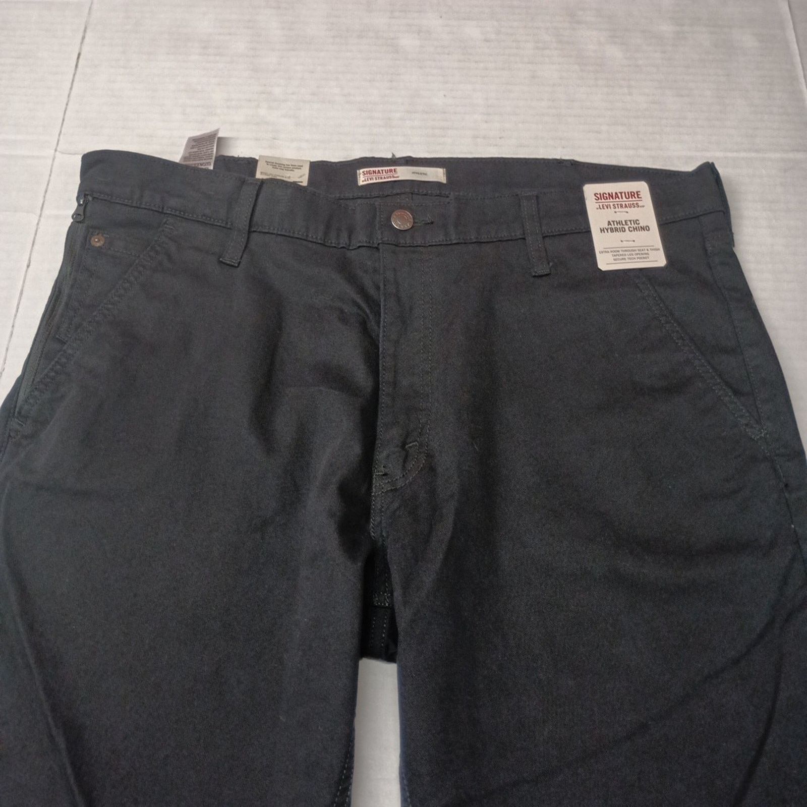 Levi's Signature By Levi Strauss Chino Pants Men's Size 38x30 Black Size US 38 / EU 54 - 4 Thumbnail
