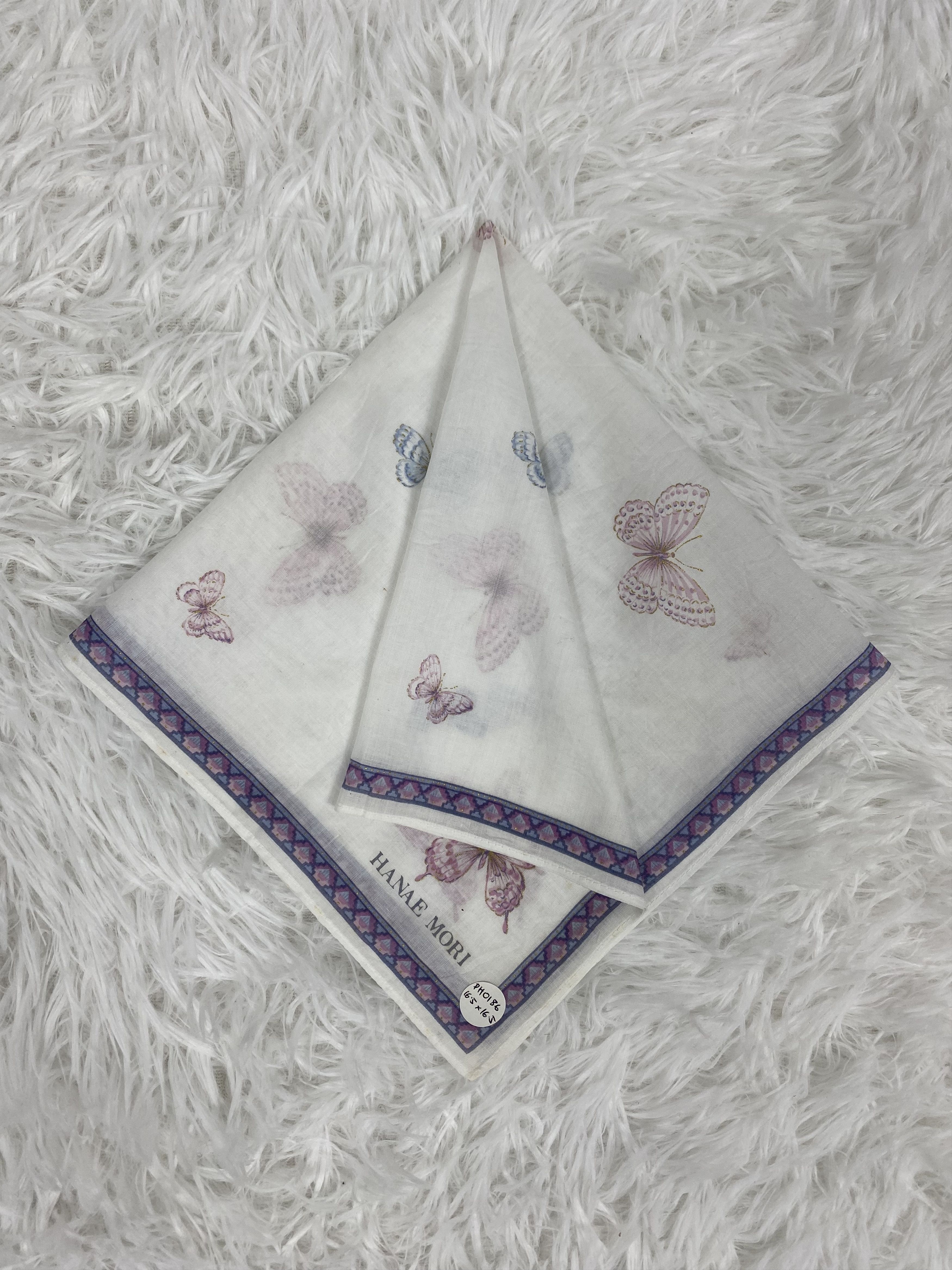 Hanae Mori Vintage Hanae Mori Handkerchief Neckerchief PH0186 Size ONE SIZE - 1 Thumbnail