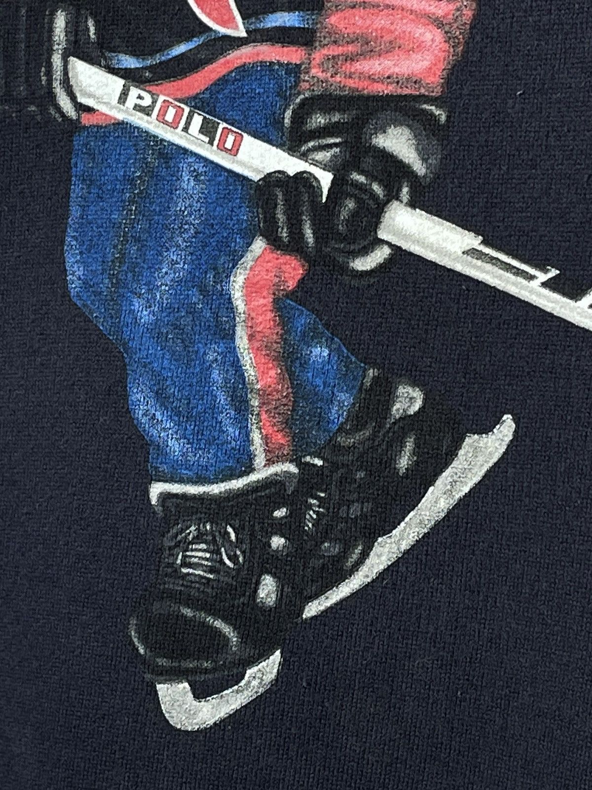 Polo Ralph Lauren × RRL Ralph Lauren × Vintage Crewneck Polo Bear 90’s OG Vintage Size US XL / EU 56 / 4 - 7 Thumbnail
