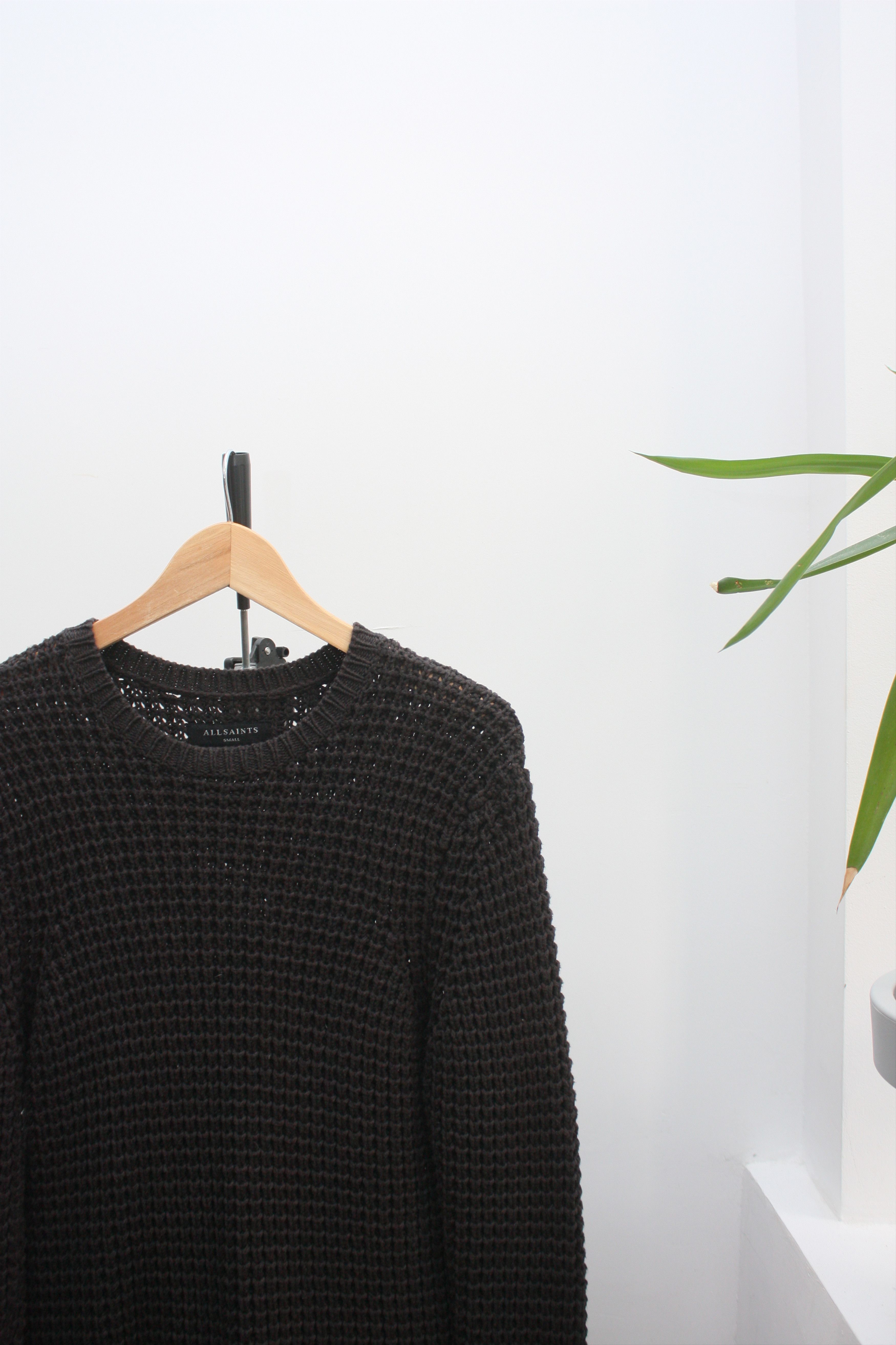 Allsaints Allsaints Rok Crew Cotton Knitted Sweater Small Size US S / EU 44-46 / 1 - 1 Thumbnail