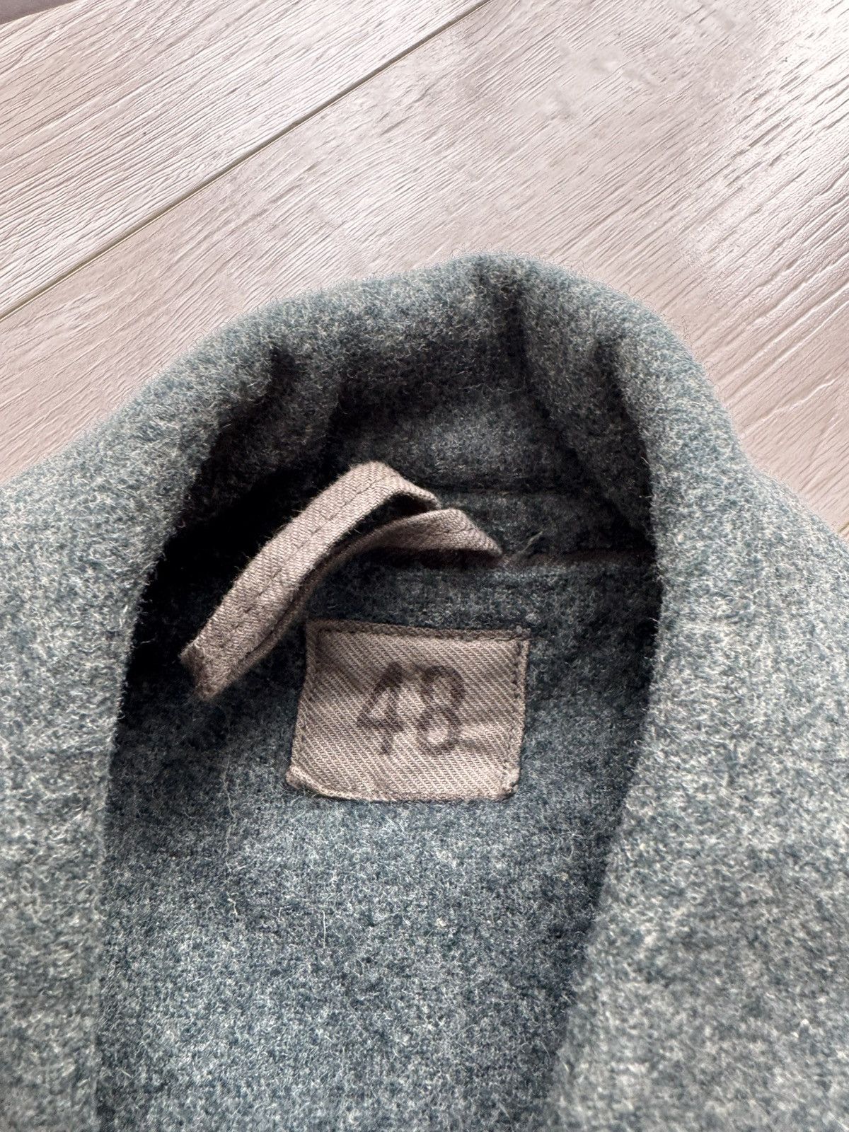 Vintage Vintage 1960s Swiss Army Wool Military Coat Officer Overcoat Size US M / EU 48-50 / 2 - 8 Thumbnail