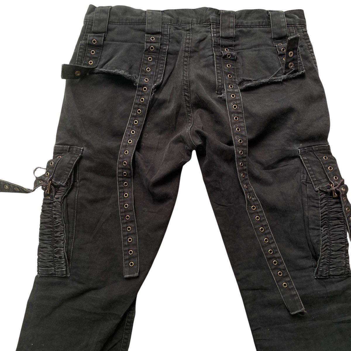 Hysteric Glamour × Japanese Brand × Seditionaries Hysteric Glamour Bondage Cargo Punk Pants Size US 32 / EU 48 - 3 Thumbnail