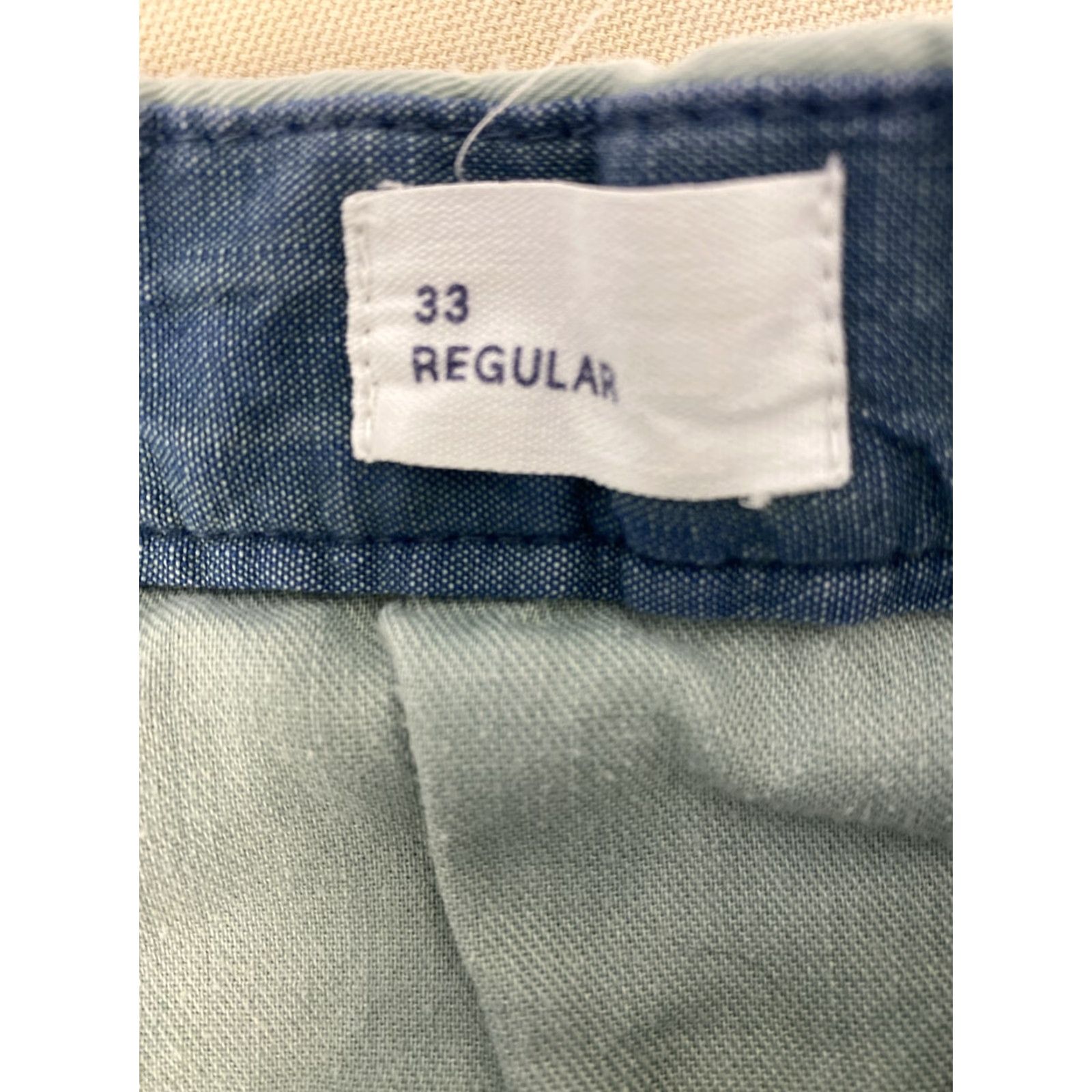 Gap Gap Classic Fit Chino Shorts Mens Size 33 Light Aqua Casual 10" Inseam Size US 33 - 8 Thumbnail