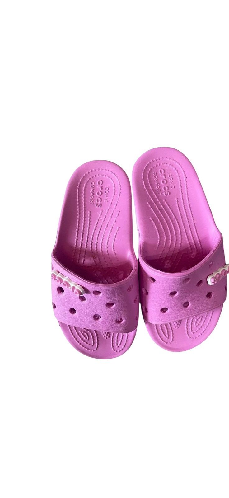 Crocs Crocs Women’s Size 5 Slip On Slides Pink Size US 5 / IT 35 - 5 Thumbnail