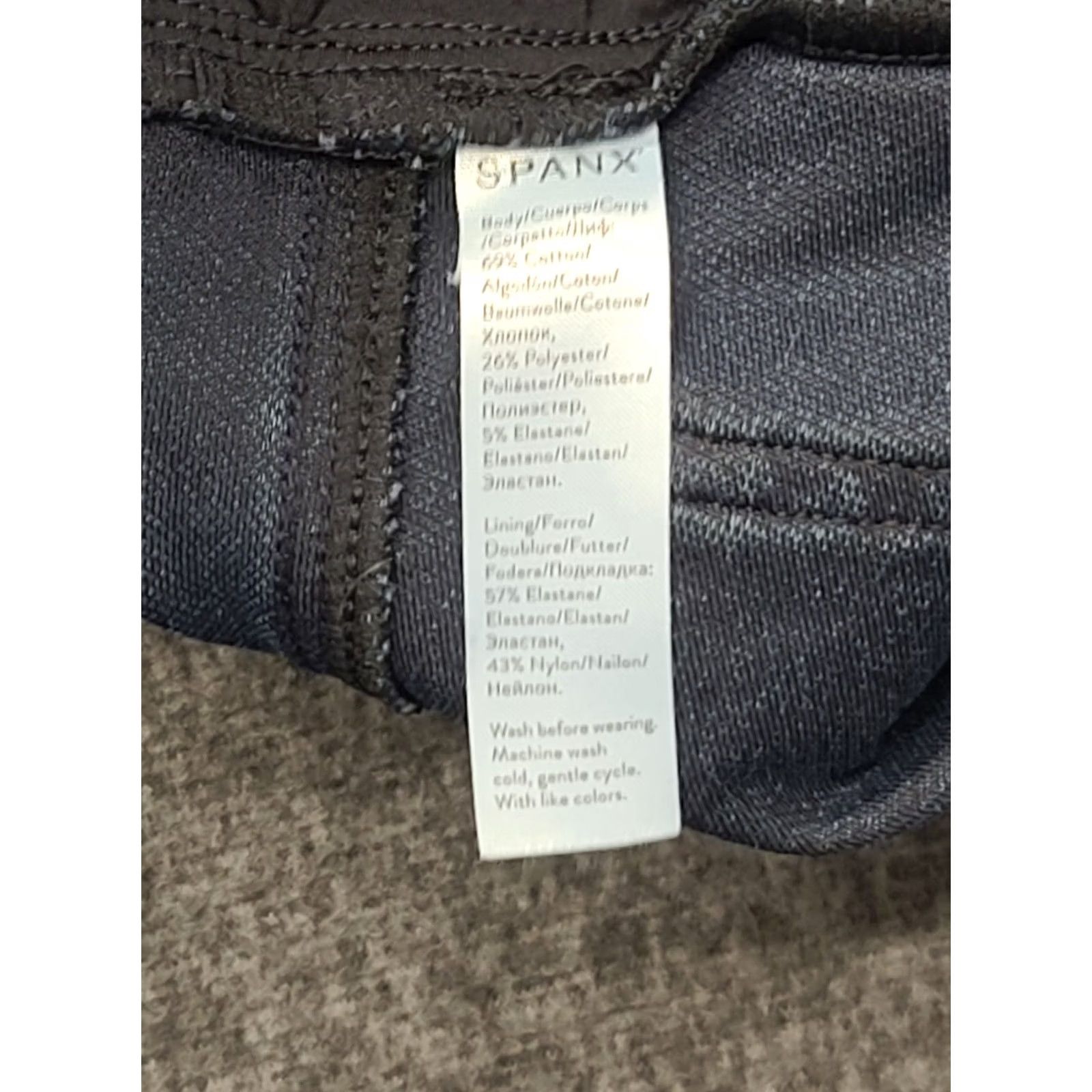 Spanx Spanx Jeans Womens L Ankle Cut High Rise Slimming Shapewear Jeggings Distressed Blue Denim Size 36" / US 14 / IT 50 - 7 Thumbnail