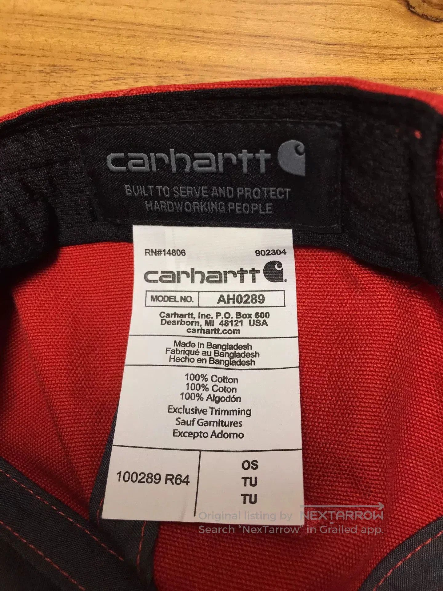 Carhartt Carhartt 100289 R64 Baseball Cap. Size ONE SIZE - 8 Thumbnail
