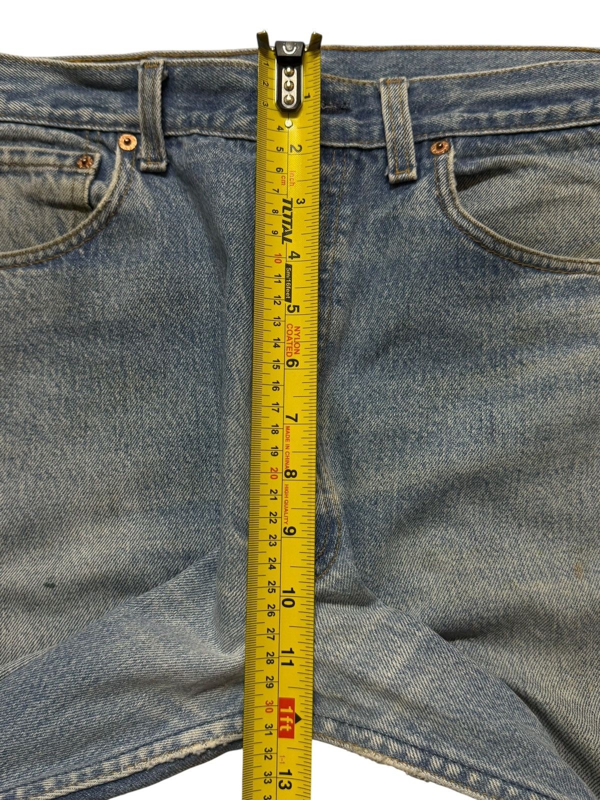 Levi's Vintage 80s Levis 501xx Blue Mud Wash Faded Straight Leg Fit Size US 33 - 12 Thumbnail