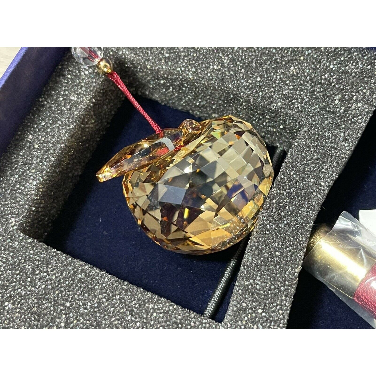 Swarovski Swarovski Crystal Figurines Apple Ornament Tassel Size ONE SIZE - 2 Thumbnail