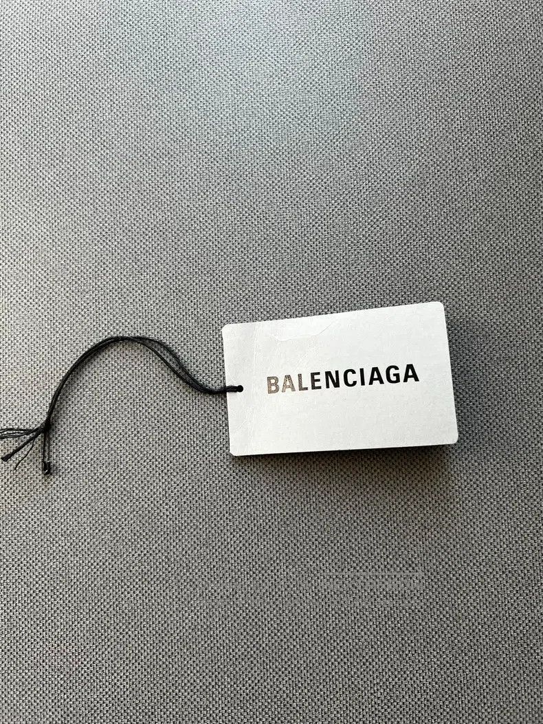 Balenciaga Balenciaga Black Denim Bleach Washed Jacket Size US M / EU 48-50 / 2 - 5 Thumbnail
