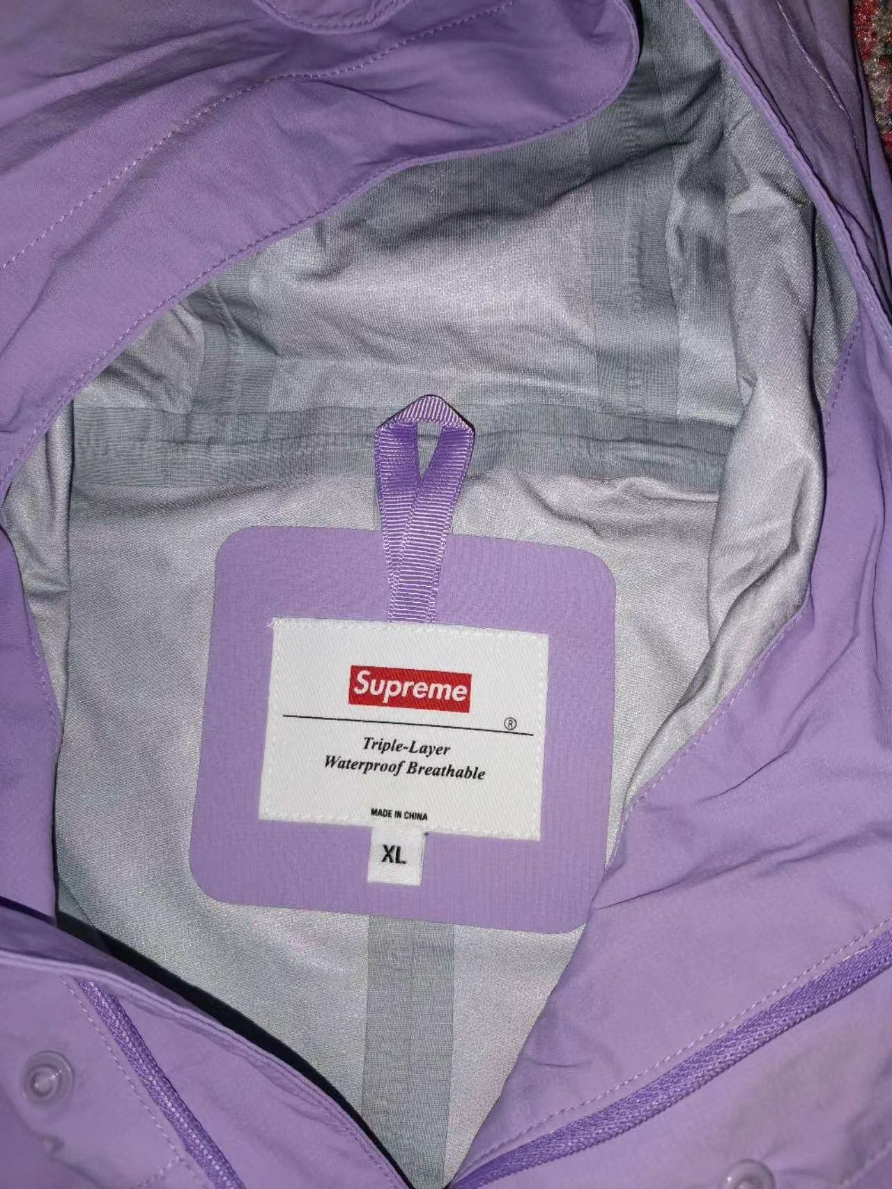 Supreme NEVER WORN* Supreme SS17 Taped Seam Anorak Dust Lavender Size US XL / EU 56 / 4 - 8 Thumbnail