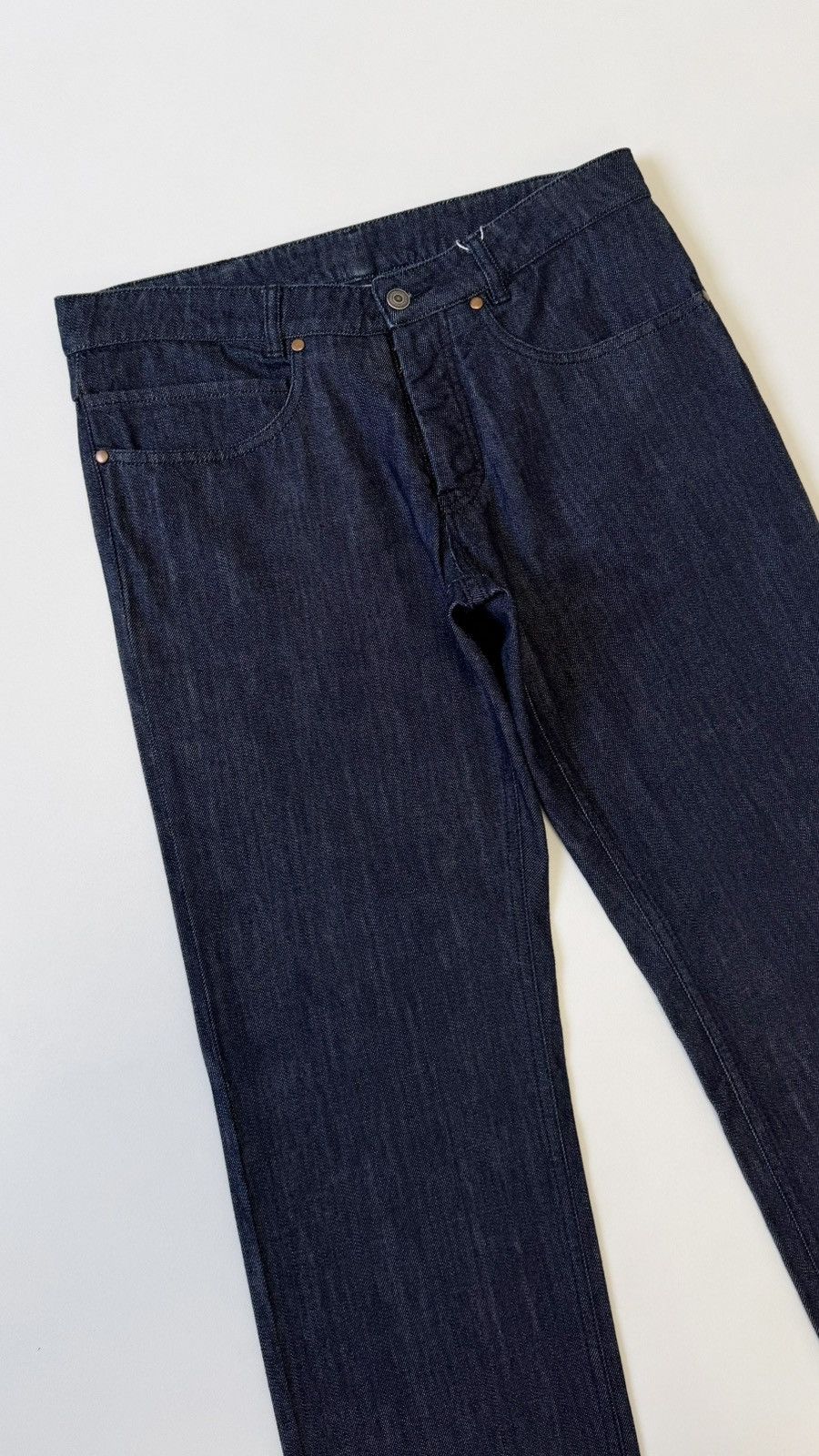 Maison Margiela A/W 08 Straight Fit Raw Blue Denim Jeans Size US 32 / EU 48 - 3 Thumbnail