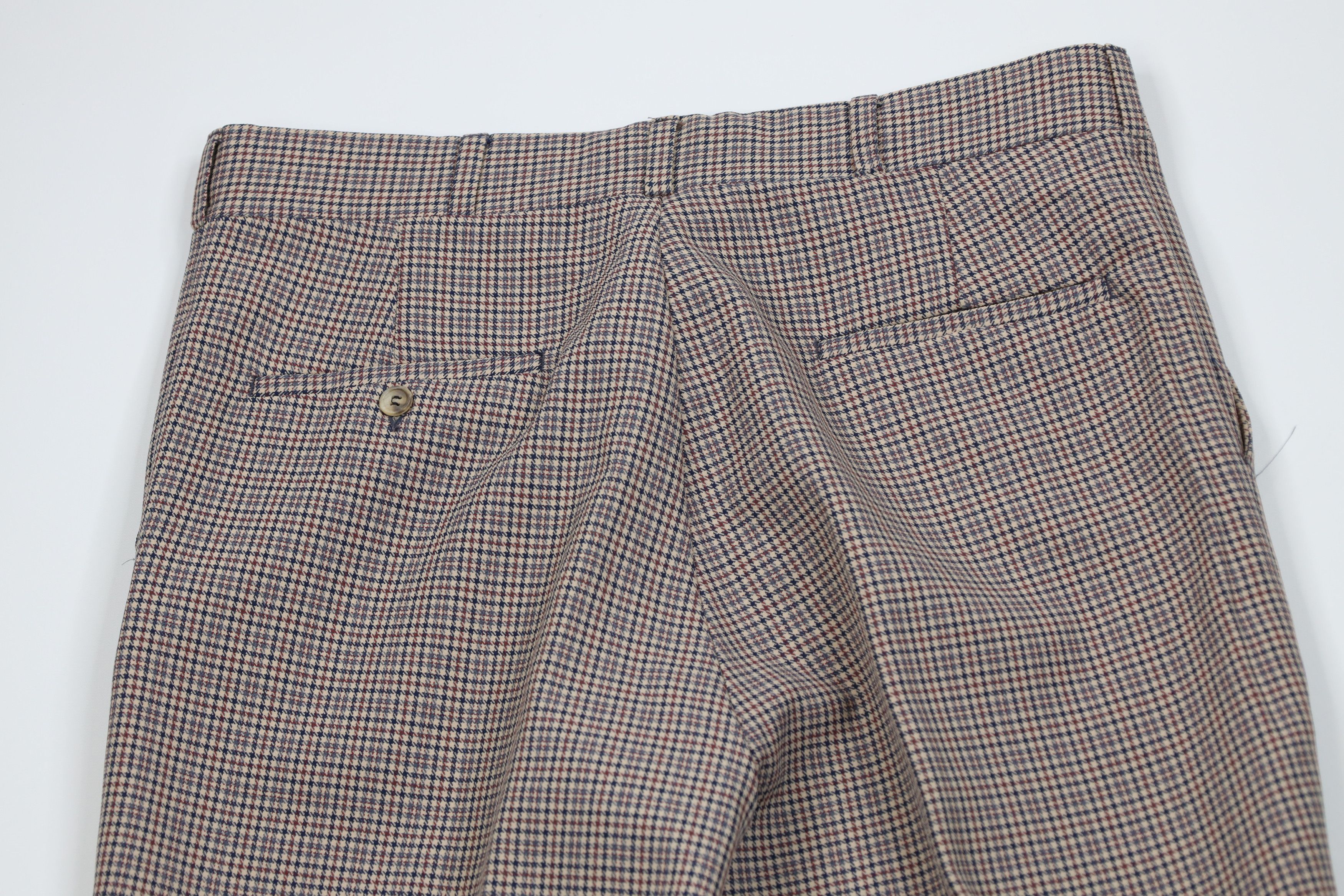 Vintage Vintage 70s Streetwear Plaid Knit Bell Bottoms Chino Pants Size US 34 / EU 50 - 10 Thumbnail