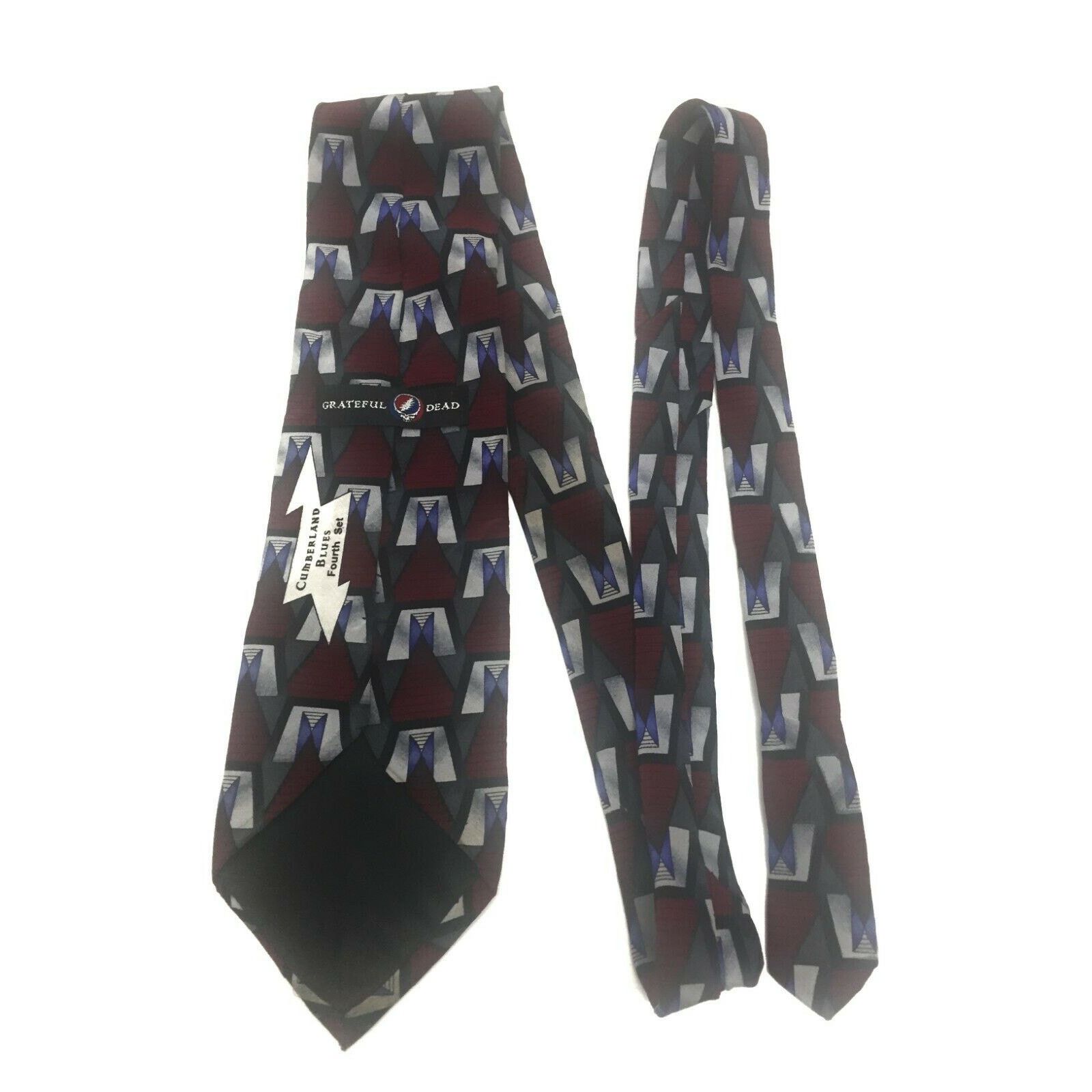 Grateful Dead Grateful Dead Cumberland Blues Forth Set Red Silk Necktie Size ONE SIZE - 2 Thumbnail