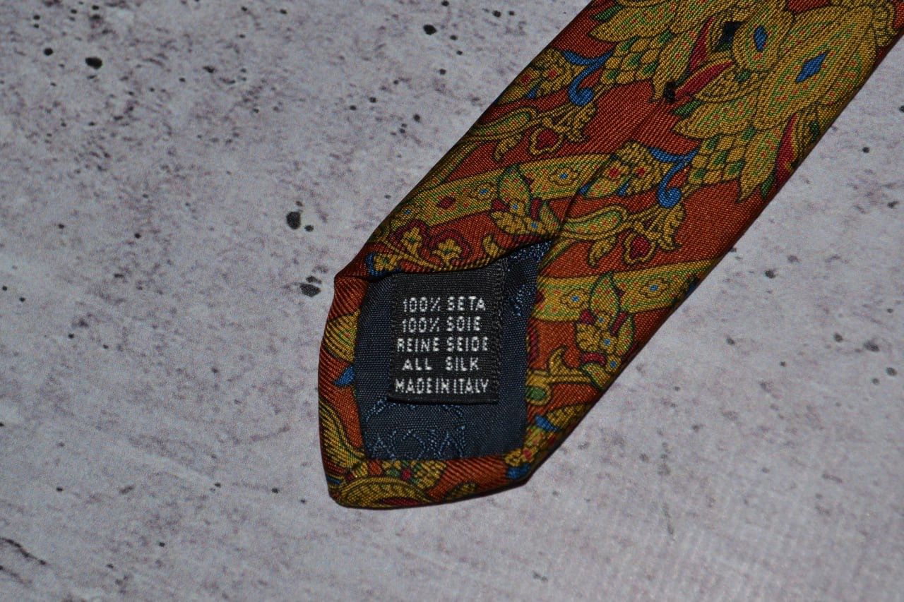 MCM × Vintage Vintage MCM Tie Silk Size ONE SIZE - 6 Thumbnail