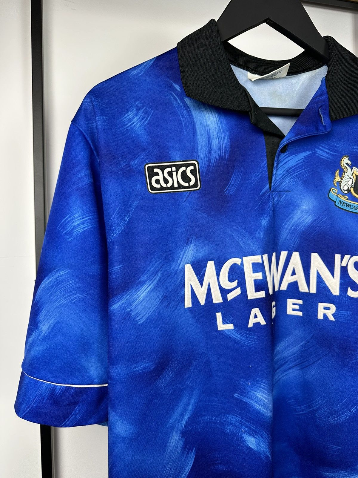 Asics × Vintage Vintage Asics Newcastle United 1993-95 Away Shirt 90s Jersey Size US XL / EU 56 / 4 - 2 Thumbnail