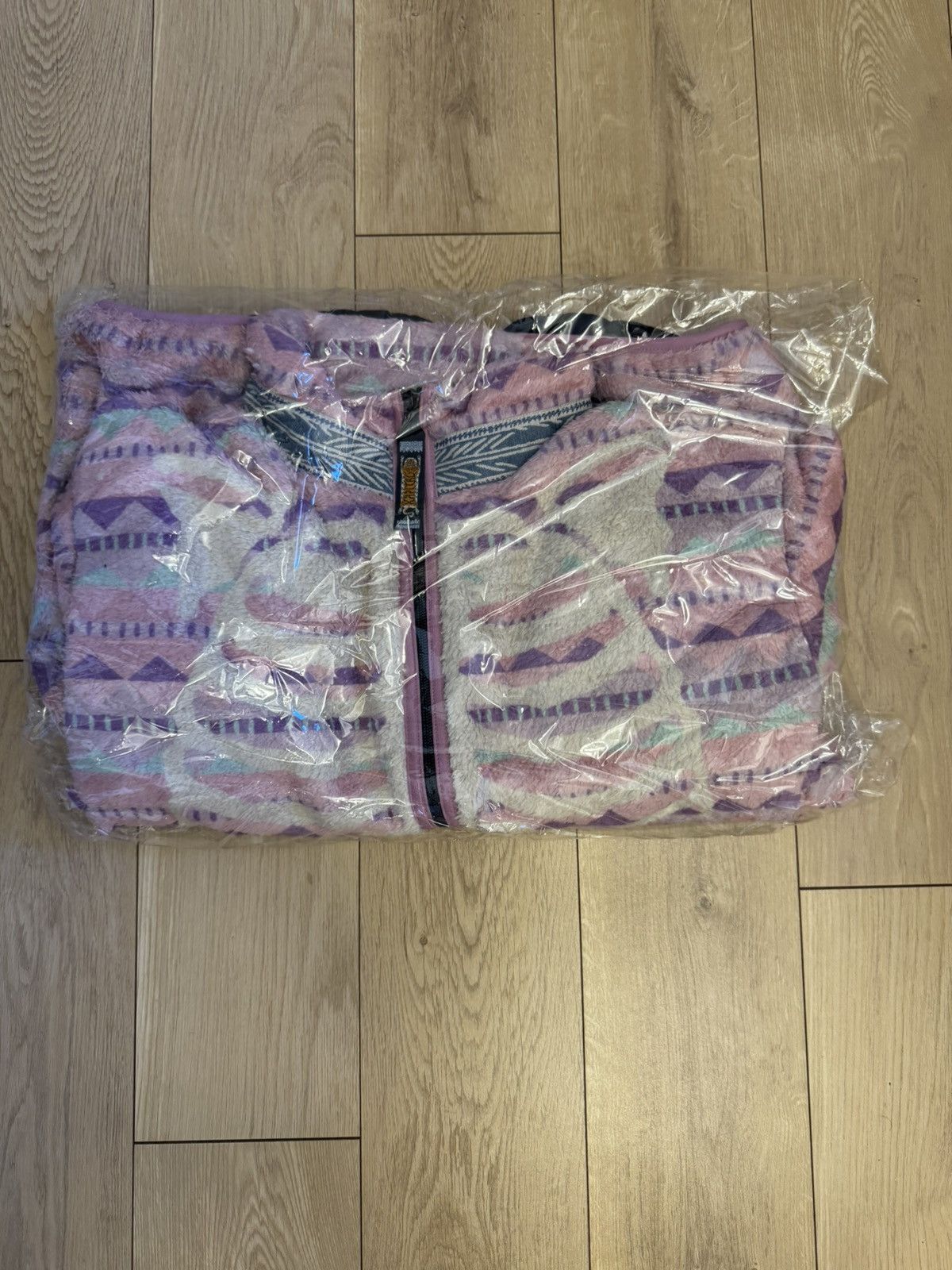 Kapital Kapital Ashland Pink Stripe and Bone Fleece Jacket Size US M / EU 48-50 / 2 - 6 Thumbnail