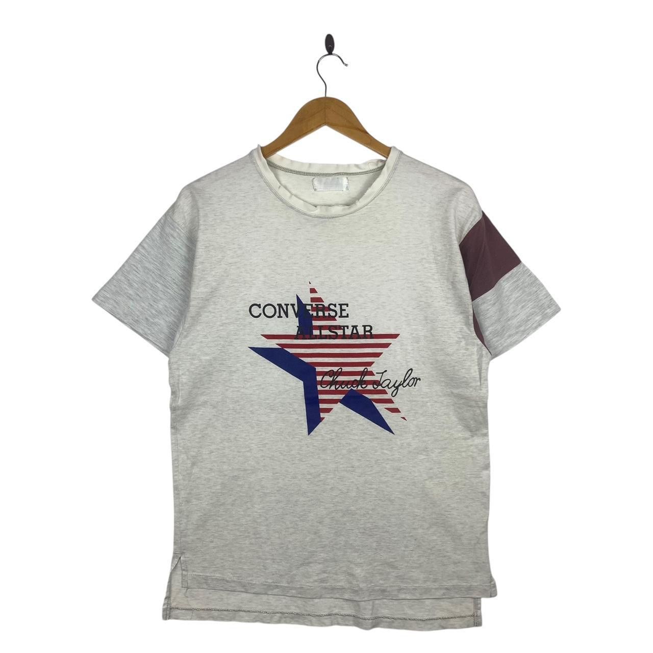 Vintage Vintage CONVERSE ALL STAR Chuck Taylor Player Tee Shirt Size US M / EU 48-50 / 2 - 1 Thumbnail