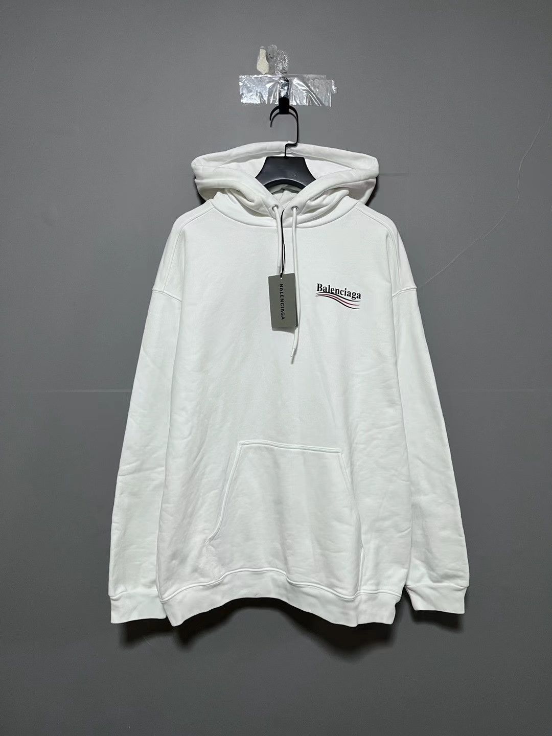 Balenciaga Balenciaga White Coke Hoodie 2501-Nextarrow Size US M / EU 48-50 / 2 - 1 Thumbnail
