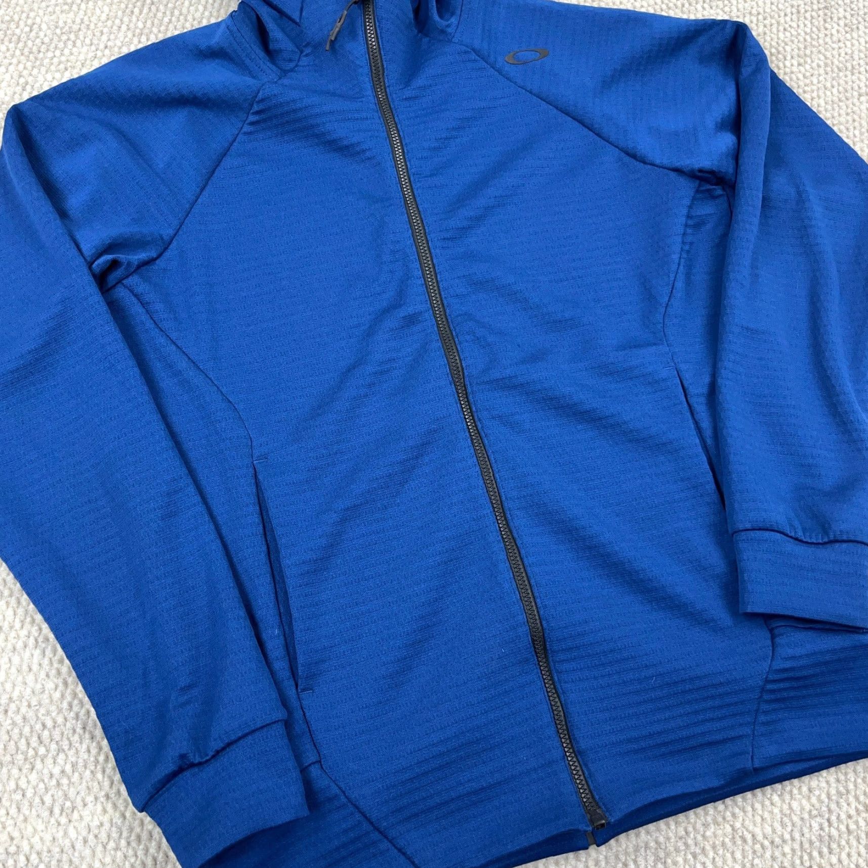 Oakley Oakley Hoodie Men Small Royal Blue Full Zip Track Jacket Performance Fit Size US S / EU 44-46 / 1 - 3 Thumbnail