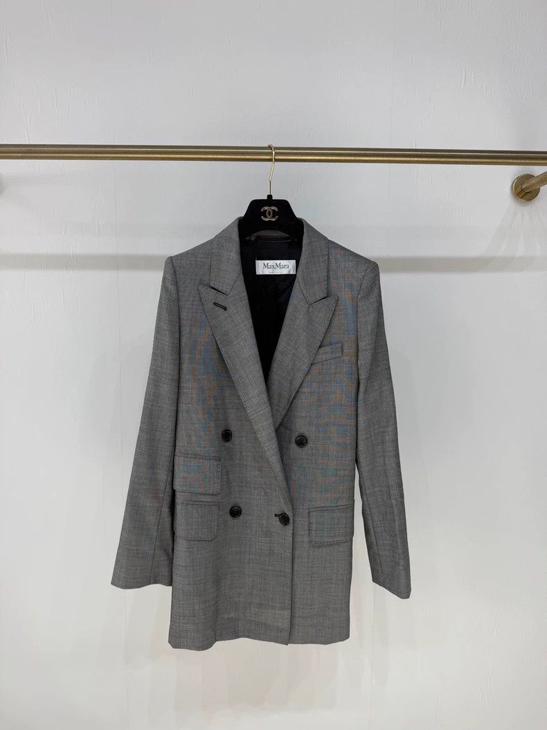 Max Mara max mara Checked wool suit jacket Size M / US 6-8 / IT 42-44 - 1 Thumbnail