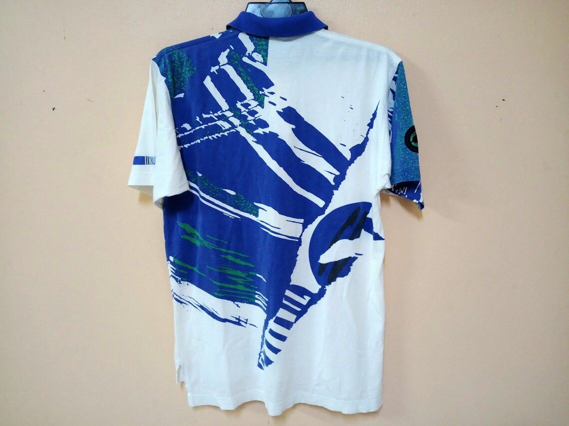 Nike × Vintage Vintage 90's Nike Challenge Court Polo Size US S / EU 44-46 / 1 - 2 Thumbnail