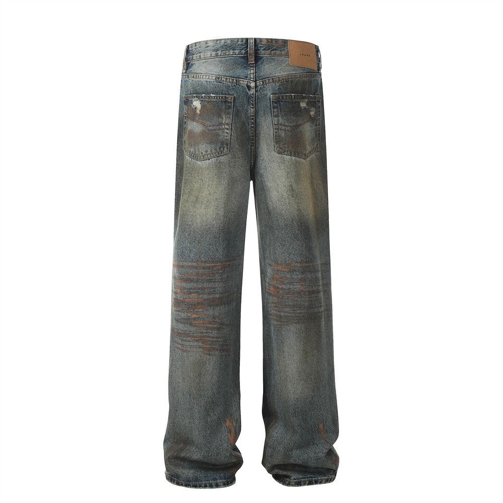 Japanese Brand × Jean Men's heavy duty punk distressed jeans y2k Size US 32 / EU 48 - 3 Thumbnail