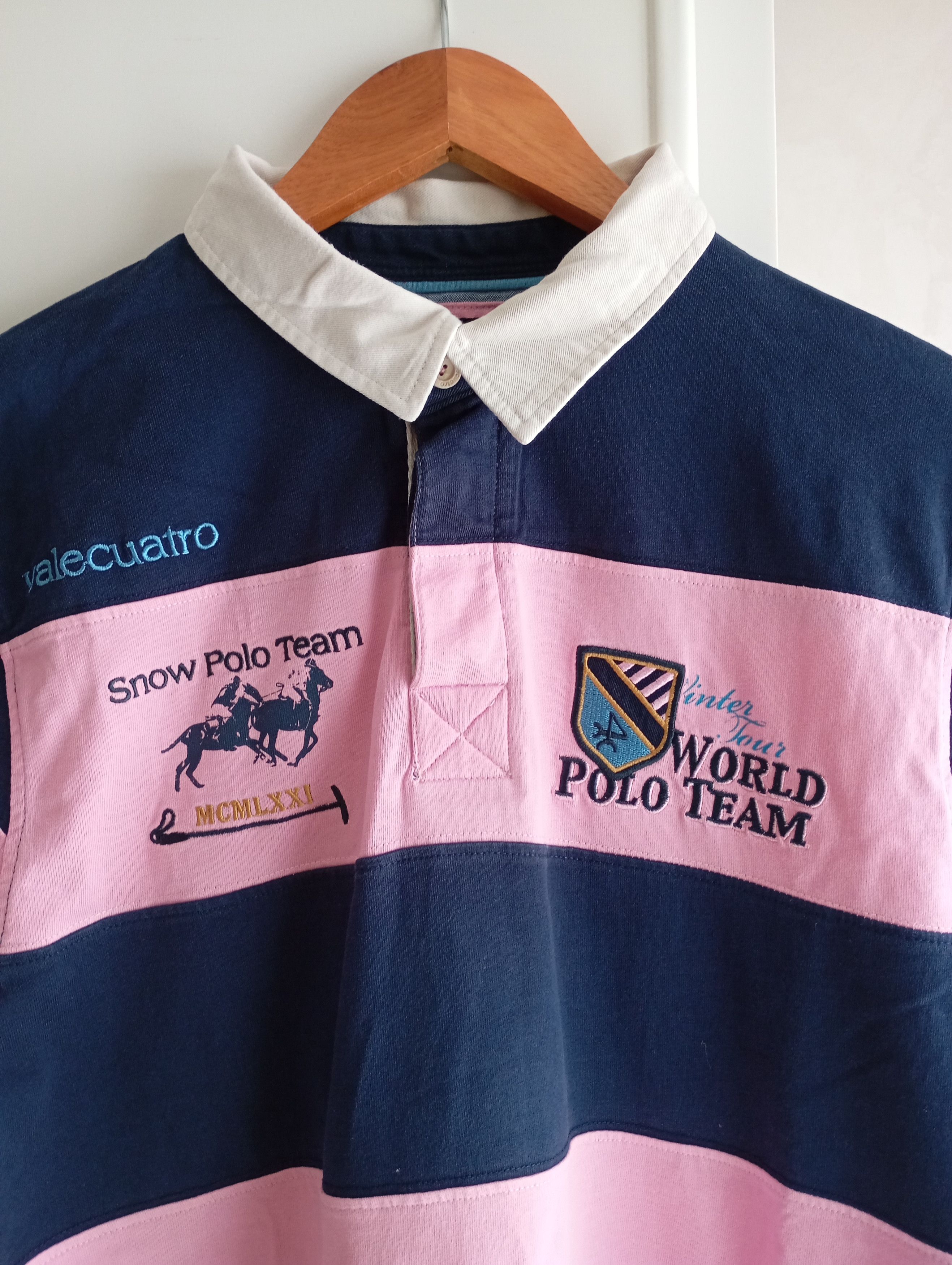 Japanese Brand × Vintage Vintage Polo Ralph Lauren Style Polo Rugby Tshirt L Size US XL / EU 56 / 4 - 5 Thumbnail