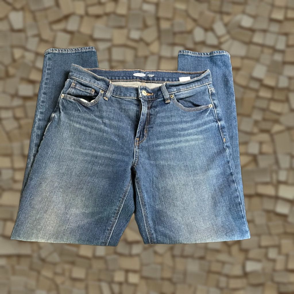 Old Navy Old Navy Jeans Women 30W Denim Boyfriend Mid Rise Straight Cut Jeans Size 30" / US 8 / IT 44 - 1 Thumbnail