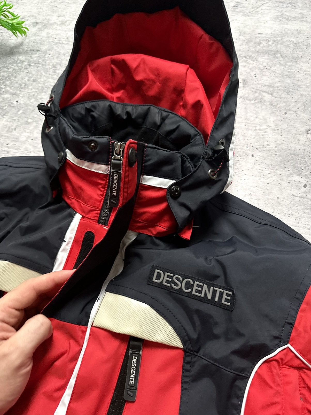 Descente Vintage 90s Descente Ski Goggle Pocket Jacket Titan Thermo Size US S / EU 44-46 / 1 - 6 Thumbnail