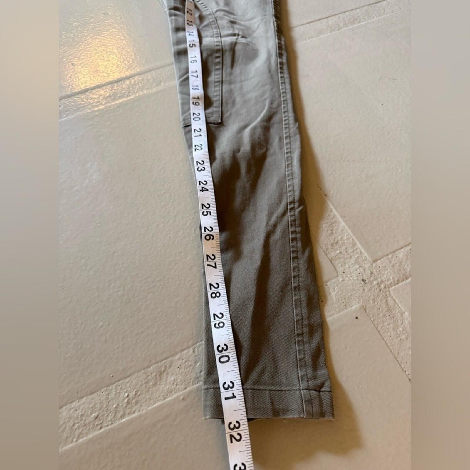 Vince Vince Olive Green Skinny Pants 2 Khaki Equestrian Zip Ankle Size 26" / US 2 / IT 38 - 7 Thumbnail