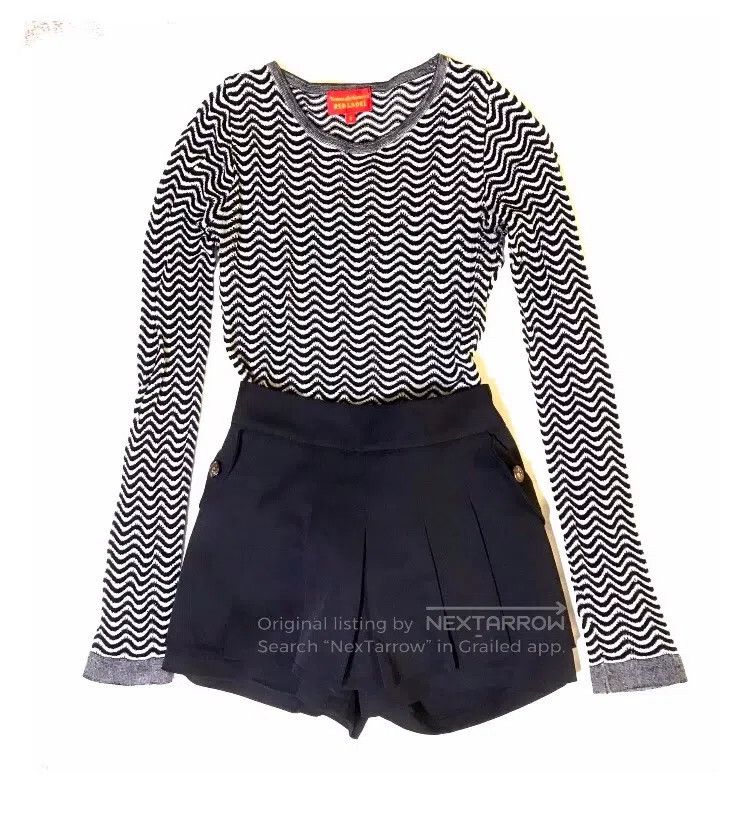 Vivienne Westwood Black and white knit top