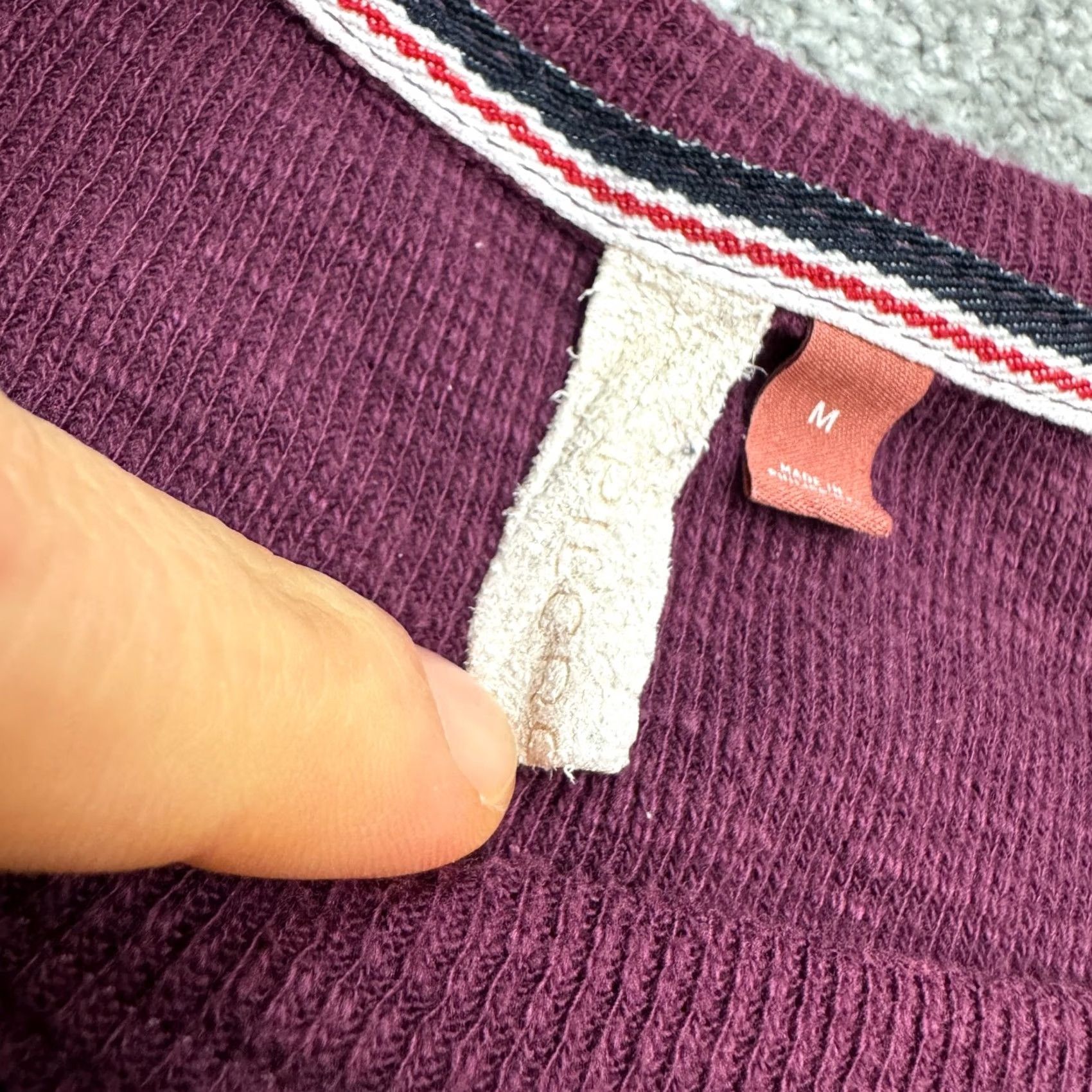 Anthropologie Anthropologie Pullover Knit Sweater Top Womens M Purple Crew Neck Raglan Sleeve Slub Knit All Seasons Relaxed Fit Vintage: No Size M / US 6-8 / IT 42-44 - 6 Thumbnail