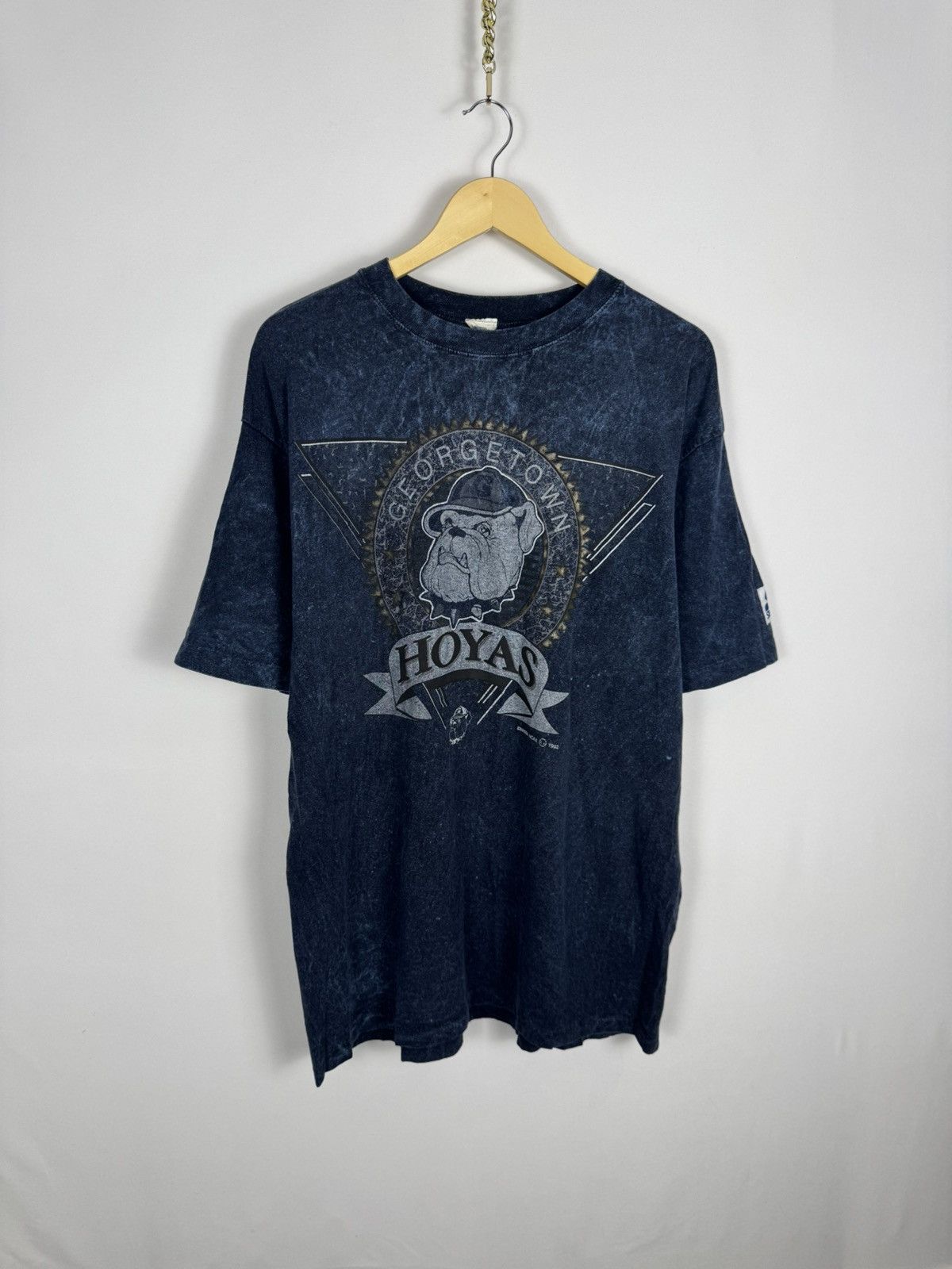 Starter Vintage 90s Starter Georgetown Hoyas Tee Size US XL / EU 56 / 4 - 1 Thumbnail
