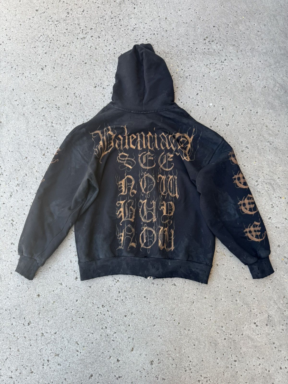Balenciaga RAMMSTEIN HOODIE | Grailed
