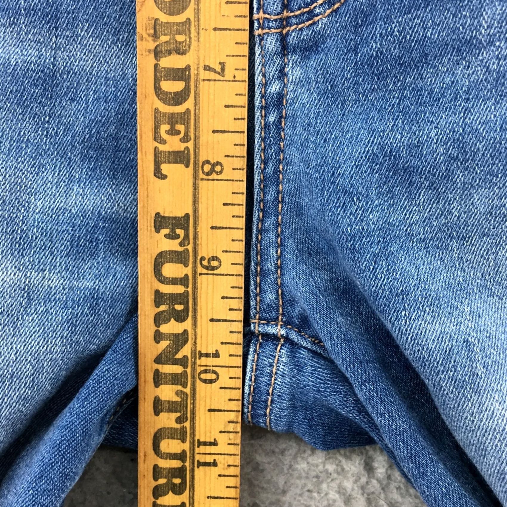 American Eagle Outfitters American Eagle Outfitters Jegging Jeans Womens 2S Blue Denim Zip Regular Inseam 27 in Classic Stretch Hi-Rise Next Level Size 26" / US 2 / IT 38 - 7 Thumbnail