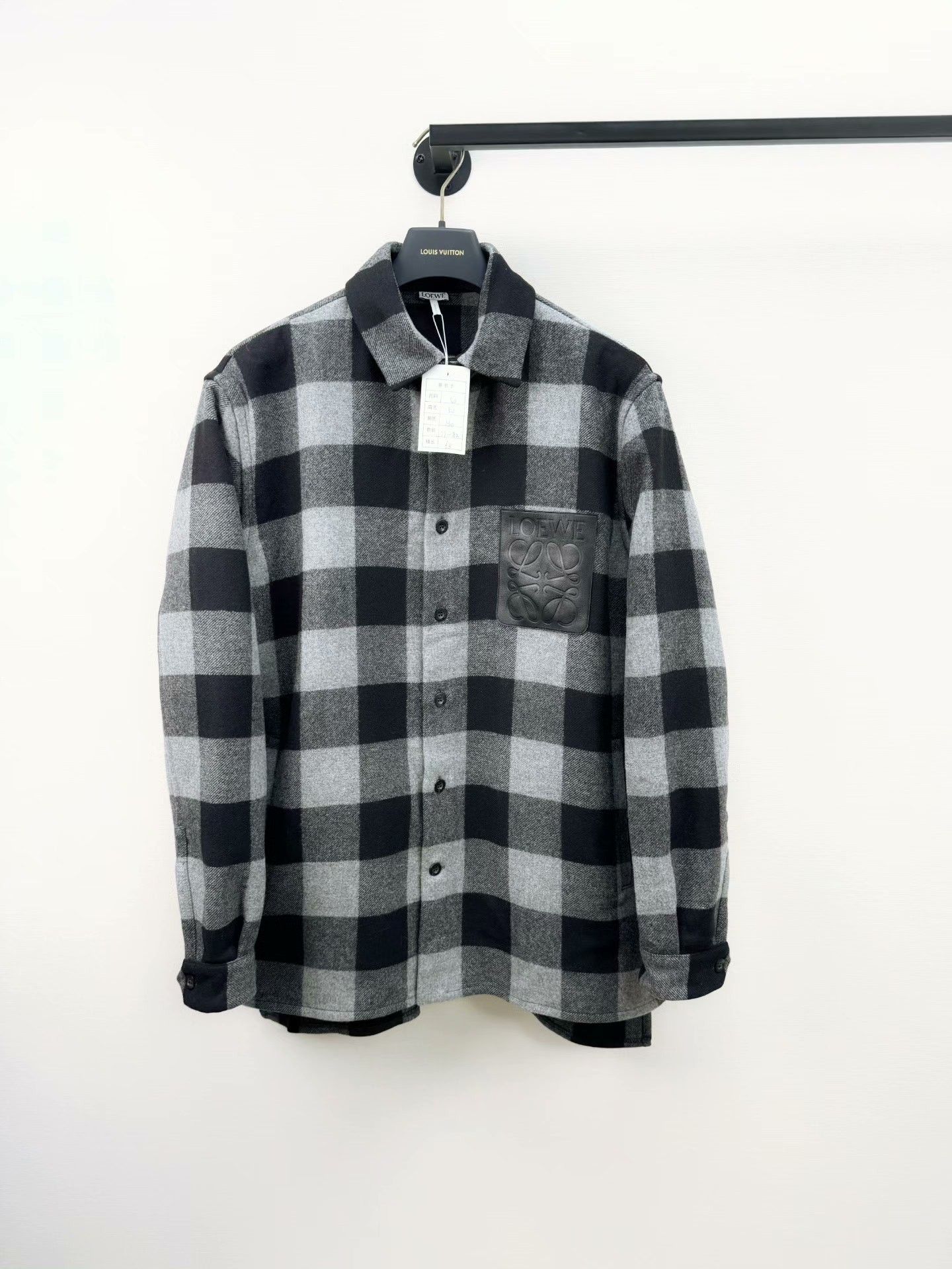 Loewe Loewe Wool Plaid Coat Shirt Size US L / EU 52-54 / 3 - 1 Thumbnail