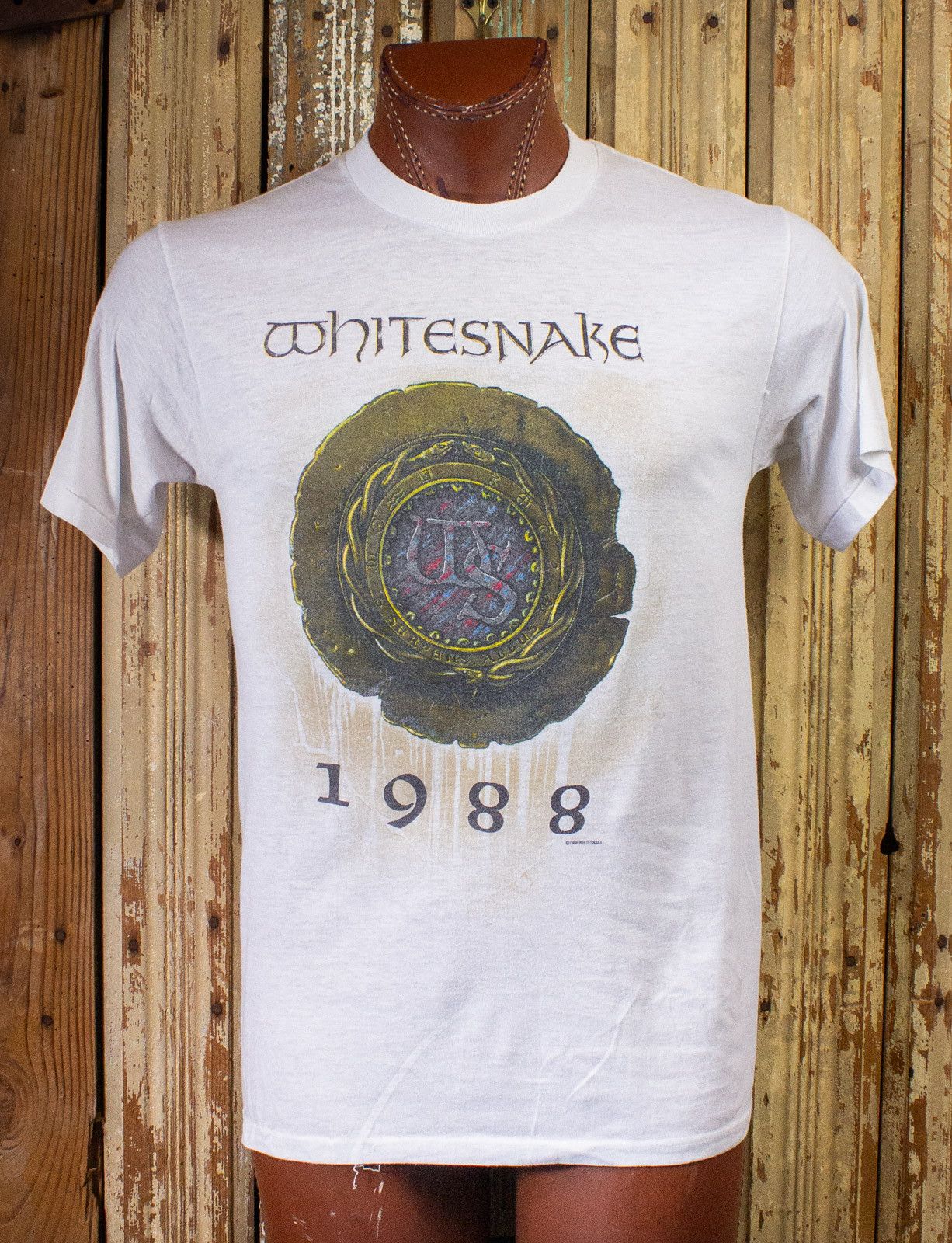 Vintage Whitesnake Tour Concert T Shirt 1988