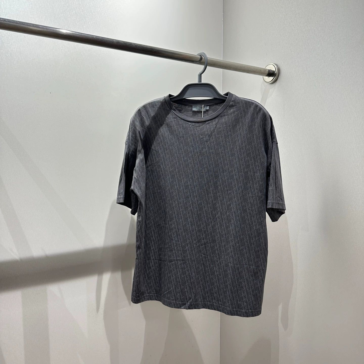 Dior Dior apr380 Oblique all-over print tee 12+ cotton Size XS / US 0-2 / IT 36-38 - 1 Thumbnail