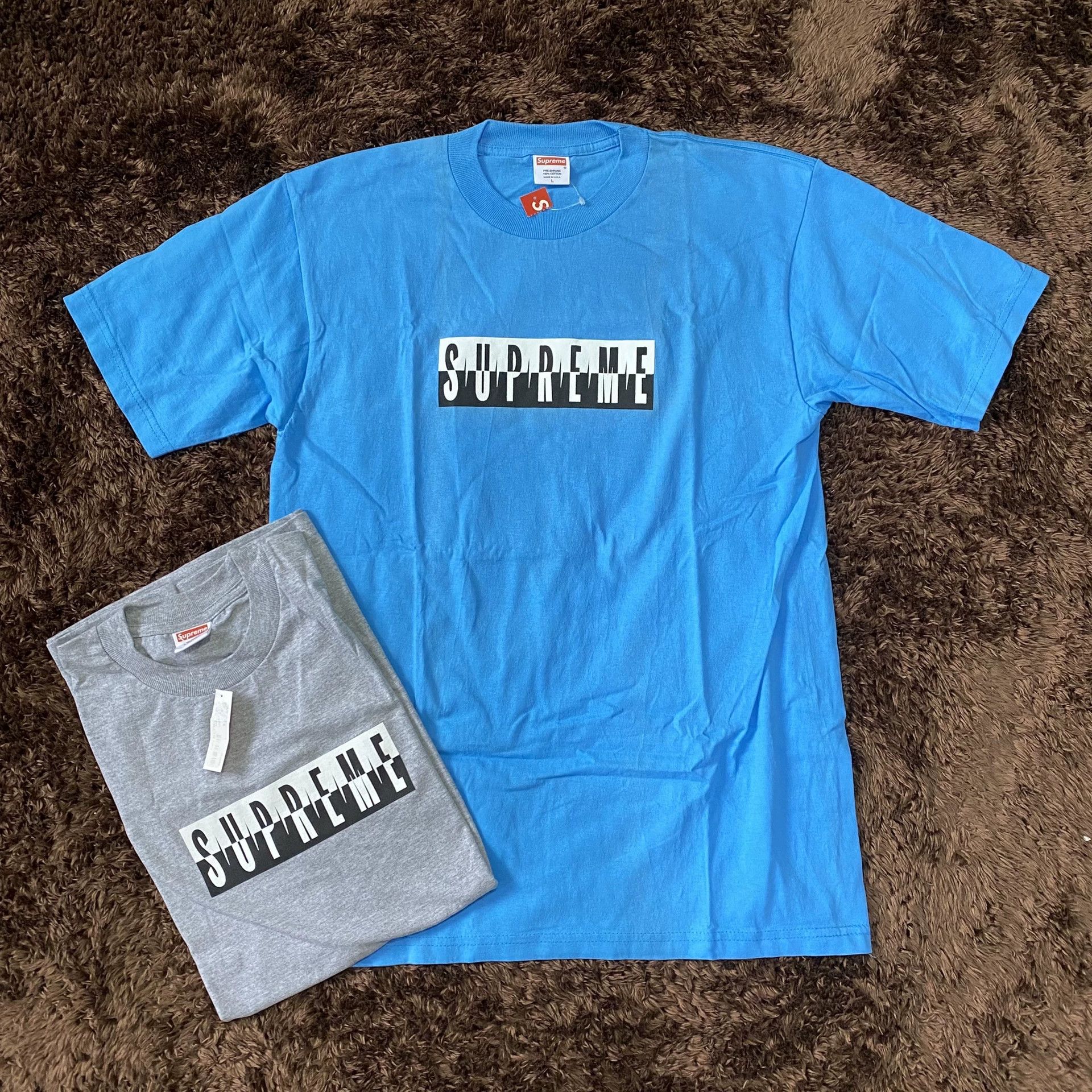 Supreme Supreme Blue T-Shirt l Men Size US L / EU 52-54 / 3 - 1 Thumbnail
