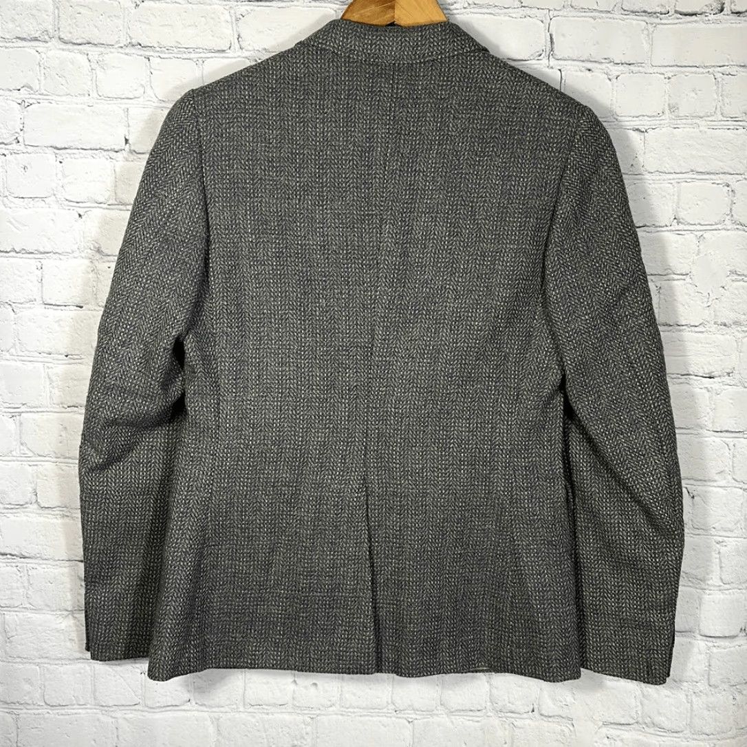 Jos. A. Bank VINTAGE Jos. A. Bank Wool Tweed Blazer Sport Coat Women 6 Regular Tan USA Grandmacore Size M / US 6-8 / IT 42-44 - 6 Thumbnail