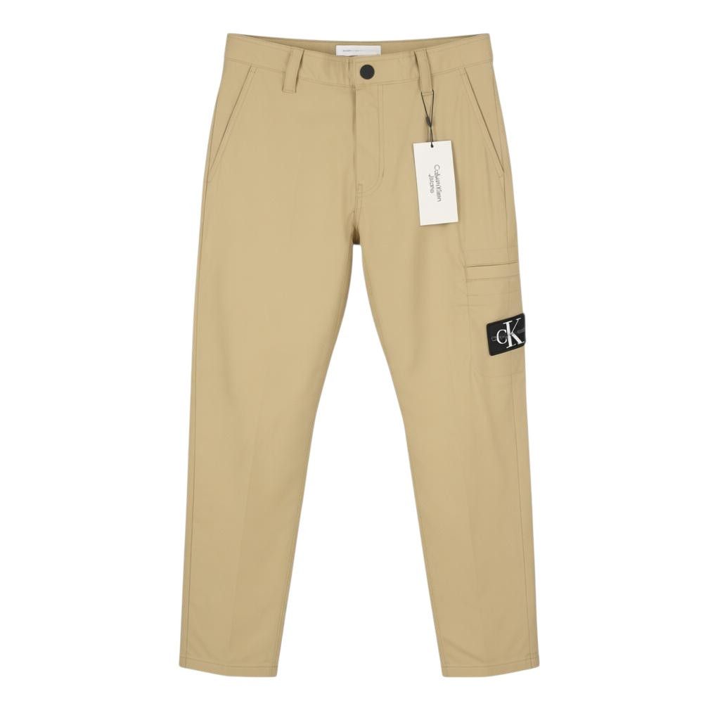 Calvin Klein S Beige Slim Fit Zip Fly Logo Chino 87458 Size US 31 - 1 Thumbnail