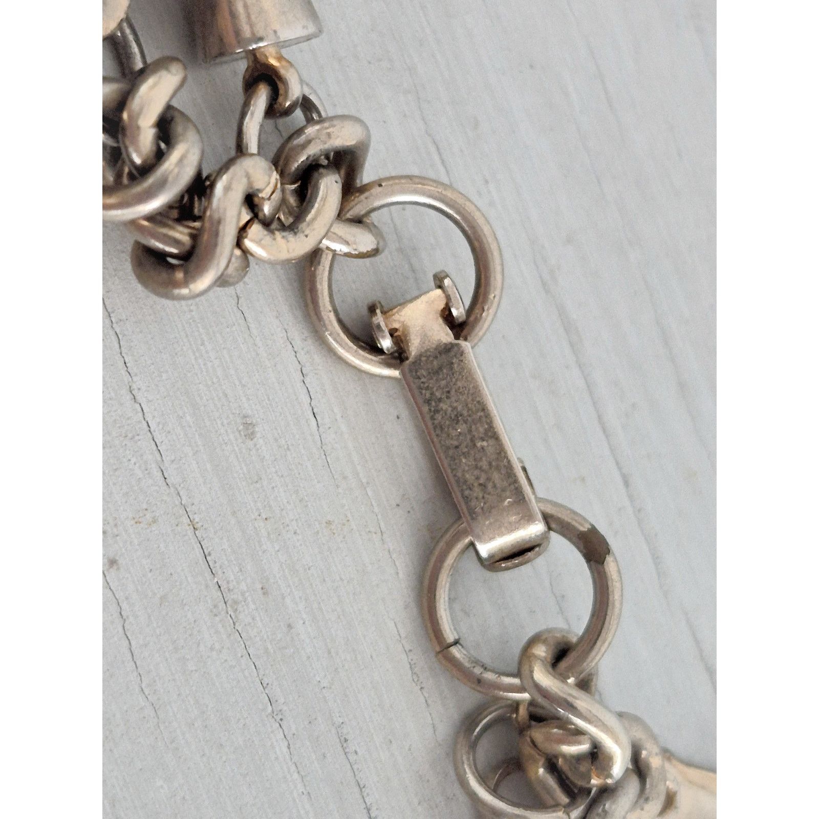 Other Vintage Silver-tone Charm Bracelet Size ONE SIZE - 5 Thumbnail