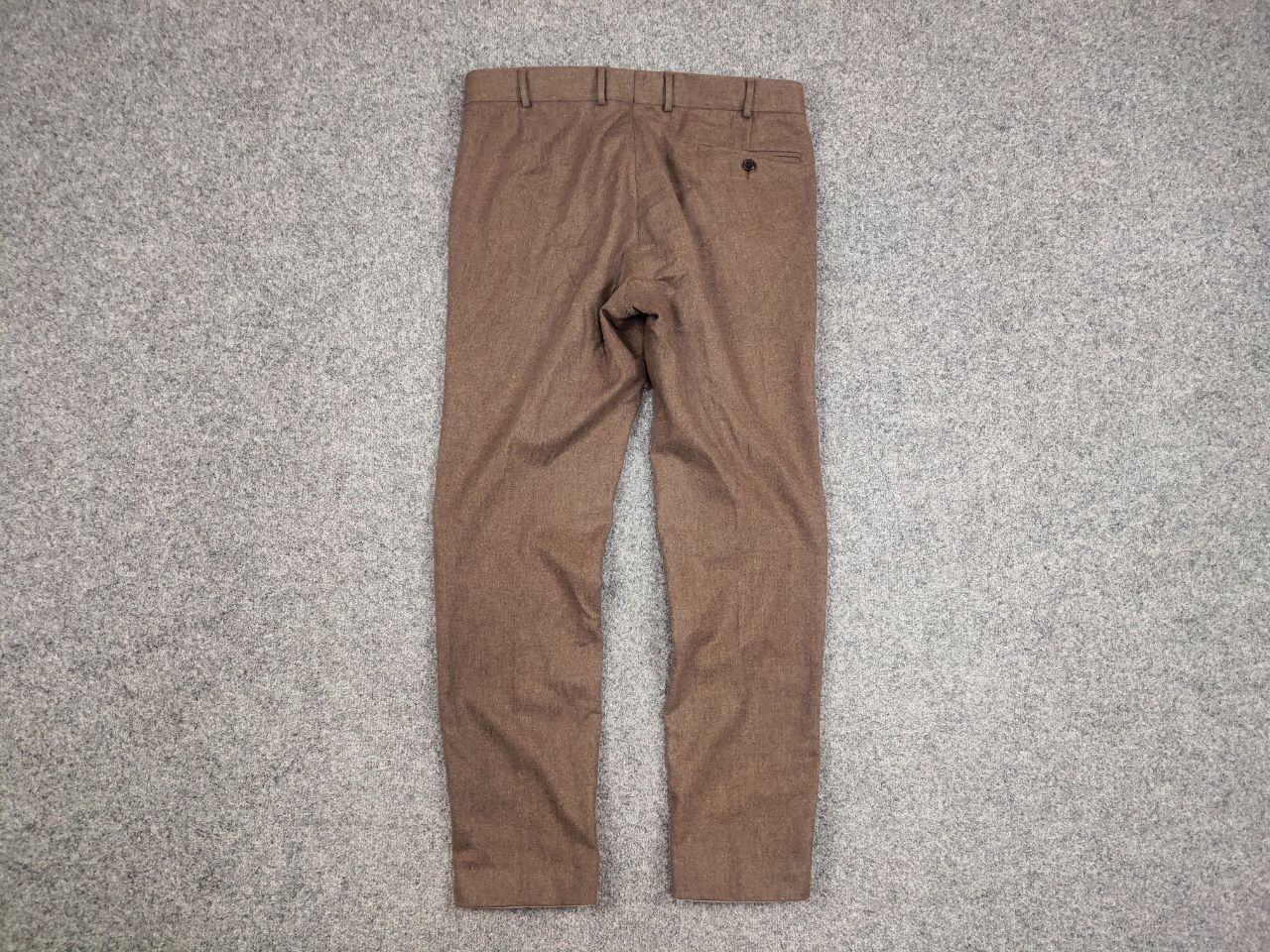 SCABAL Scabal schurwolle Design Classic Brown Ankle Trouser Pants Size US 36 / EU 52 - 9 Thumbnail