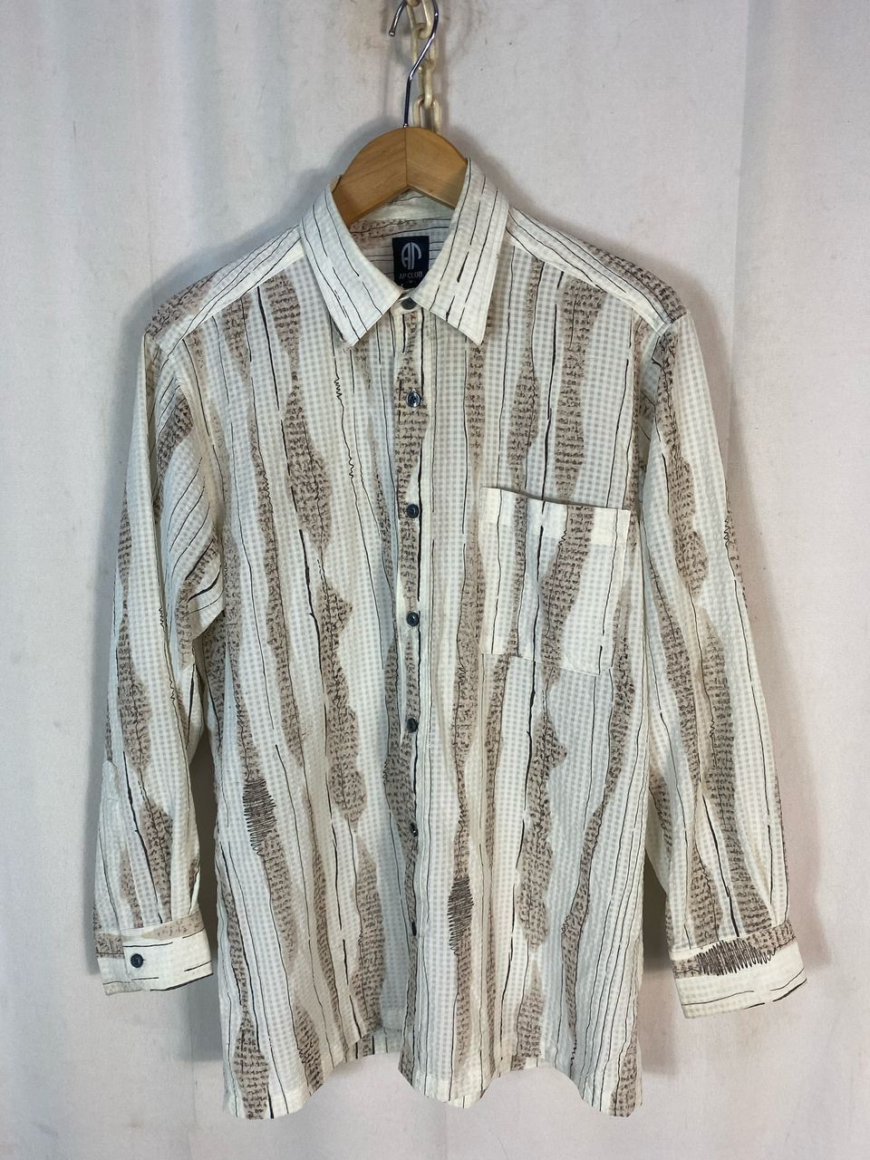 Japanese Brand AP club button up shirt Size US M / EU 48-50 / 2 - 1 Thumbnail