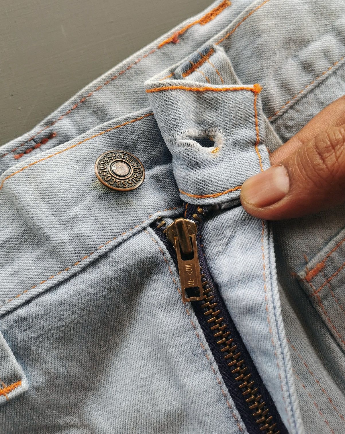 Levi's Flare Bootcut Vintage Levis Orange Tab Denim Jeans Size US 33 - 11 Thumbnail