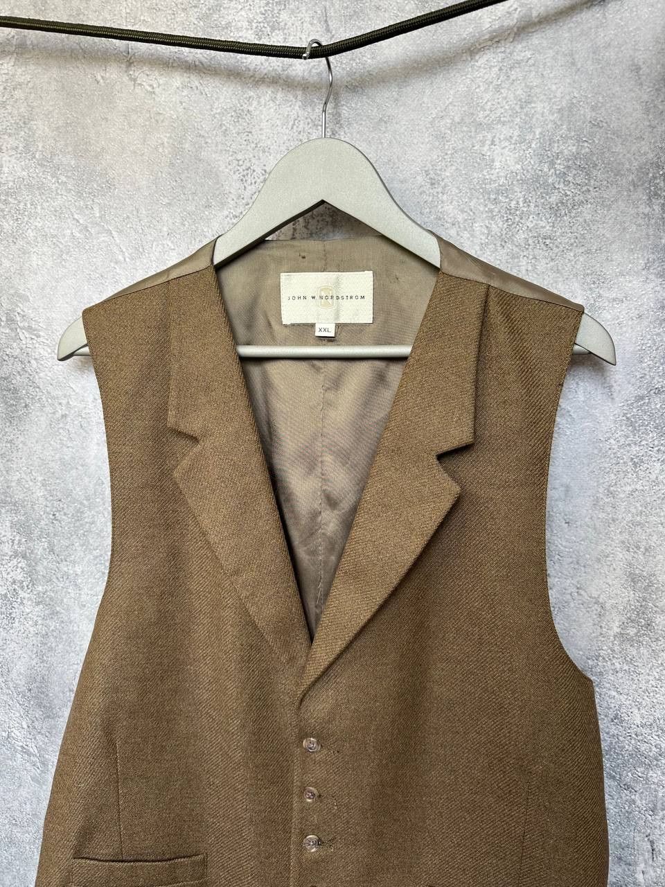 Nordstrom John W. Nordstrom Wool Cashmere Vest USA Vintage Classic Size 54R - 5 Thumbnail