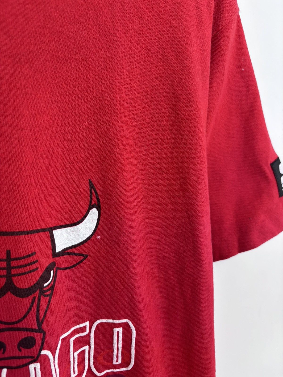 Starter Vintage 1990s Starter Chicago Bulls NBA Single Stitch Tee Size US M / EU 48-50 / 2 - 8 Thumbnail