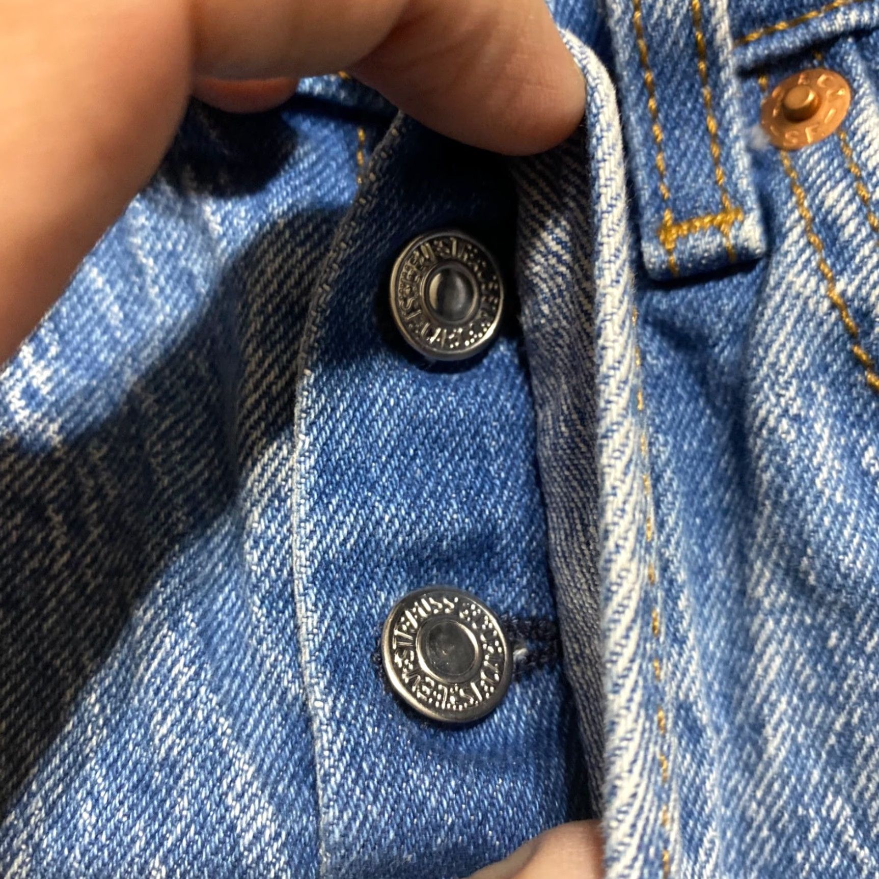 Levi's VINTAGE Levi's Jeans Womens 24 Blue Denim Wedgie Straight Button Fly Acid Wash 90s Style Jeans Womens Size 42" / US 20 - 5 Thumbnail